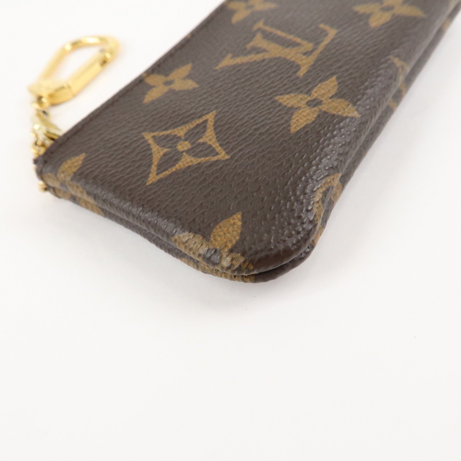 Louis Vuitton Monogram Pochette Cles Coin Case Key Case  M62650 Used