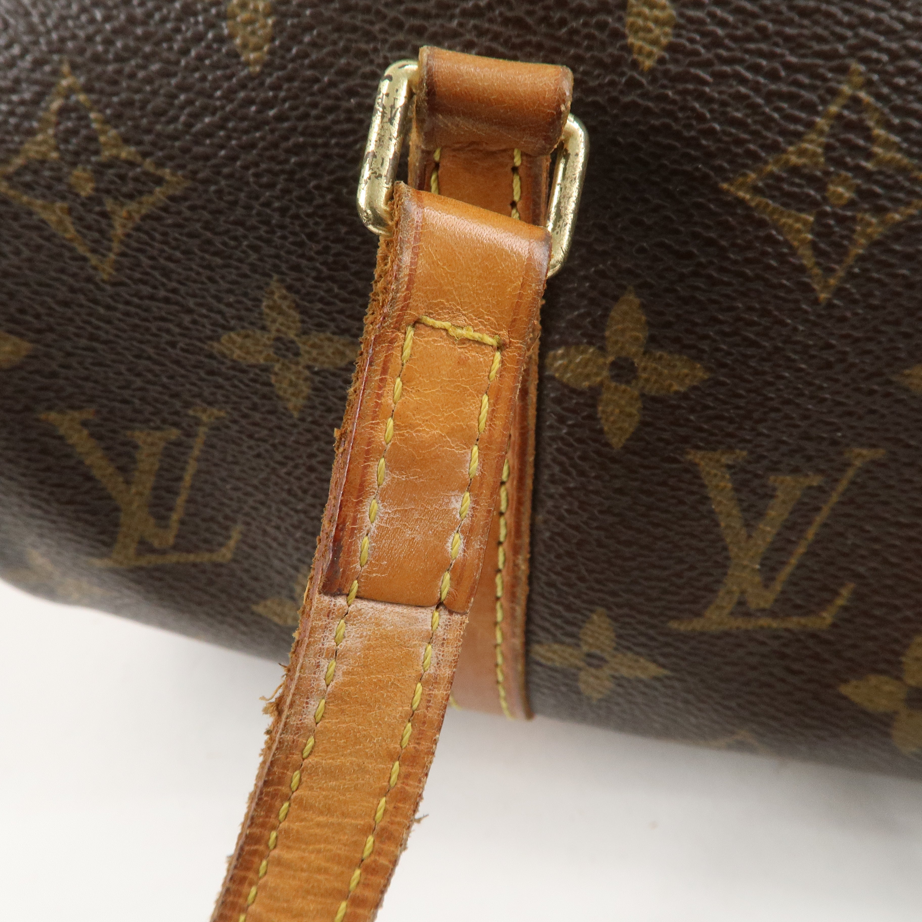 Louis Vuitton Monogram Papillon 30 Hand Bag 
Pouch Brown M51385