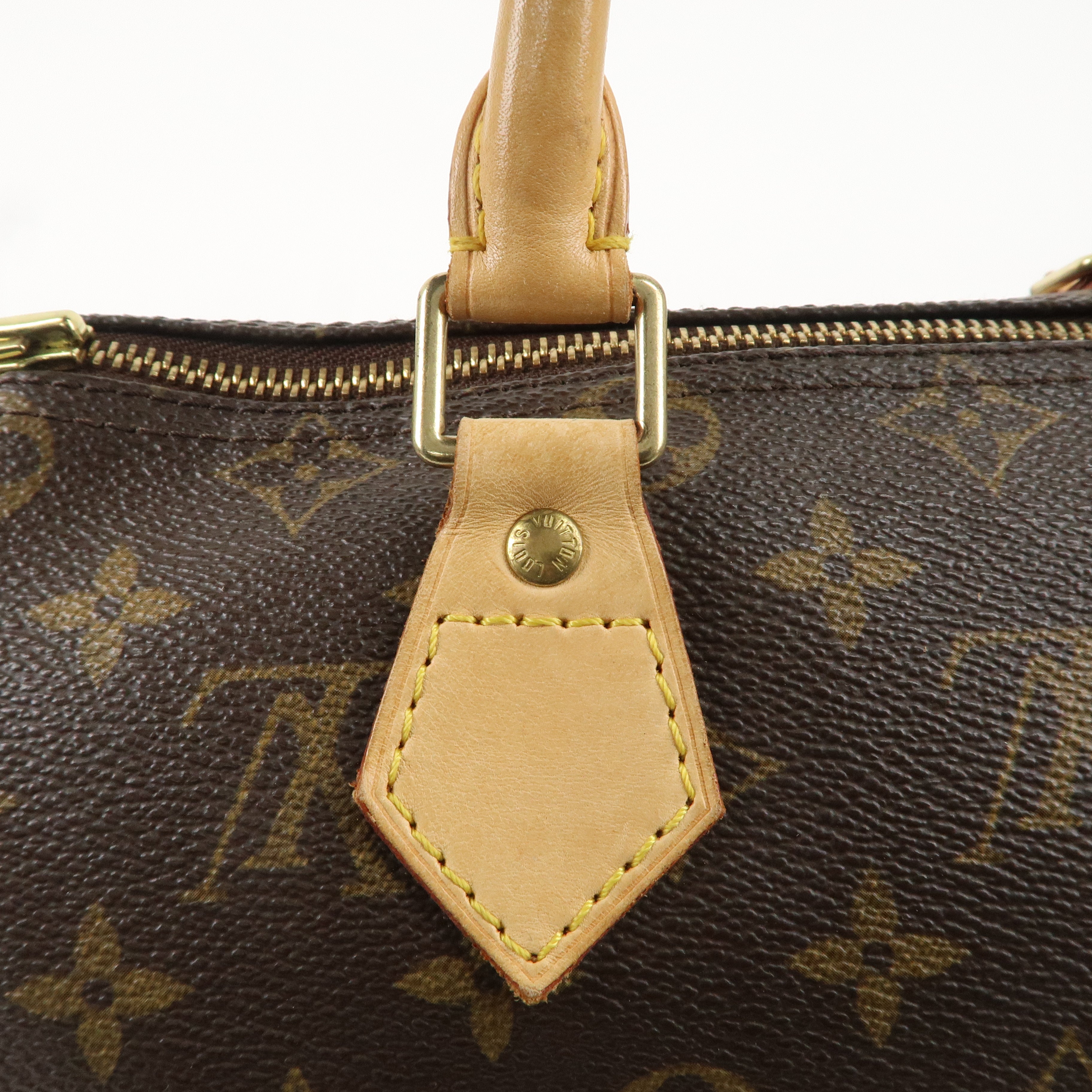 Louis Vuitton Monogram Speedy 25 Hand Bag Boston Bag M41528