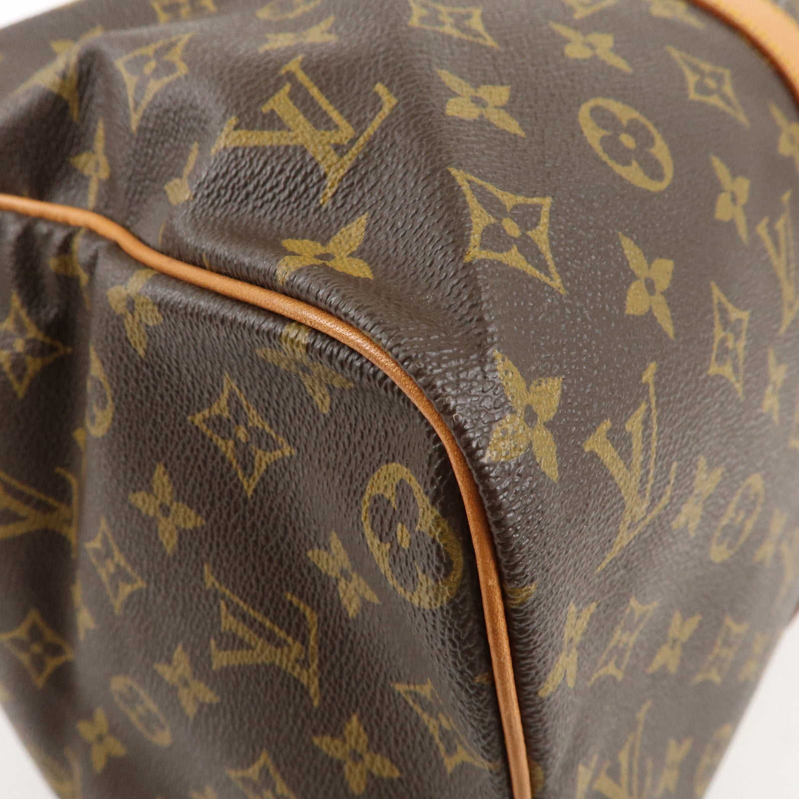 Louis Vuitton Monogram Sac Souple 45 Boston Bag Brown M41624