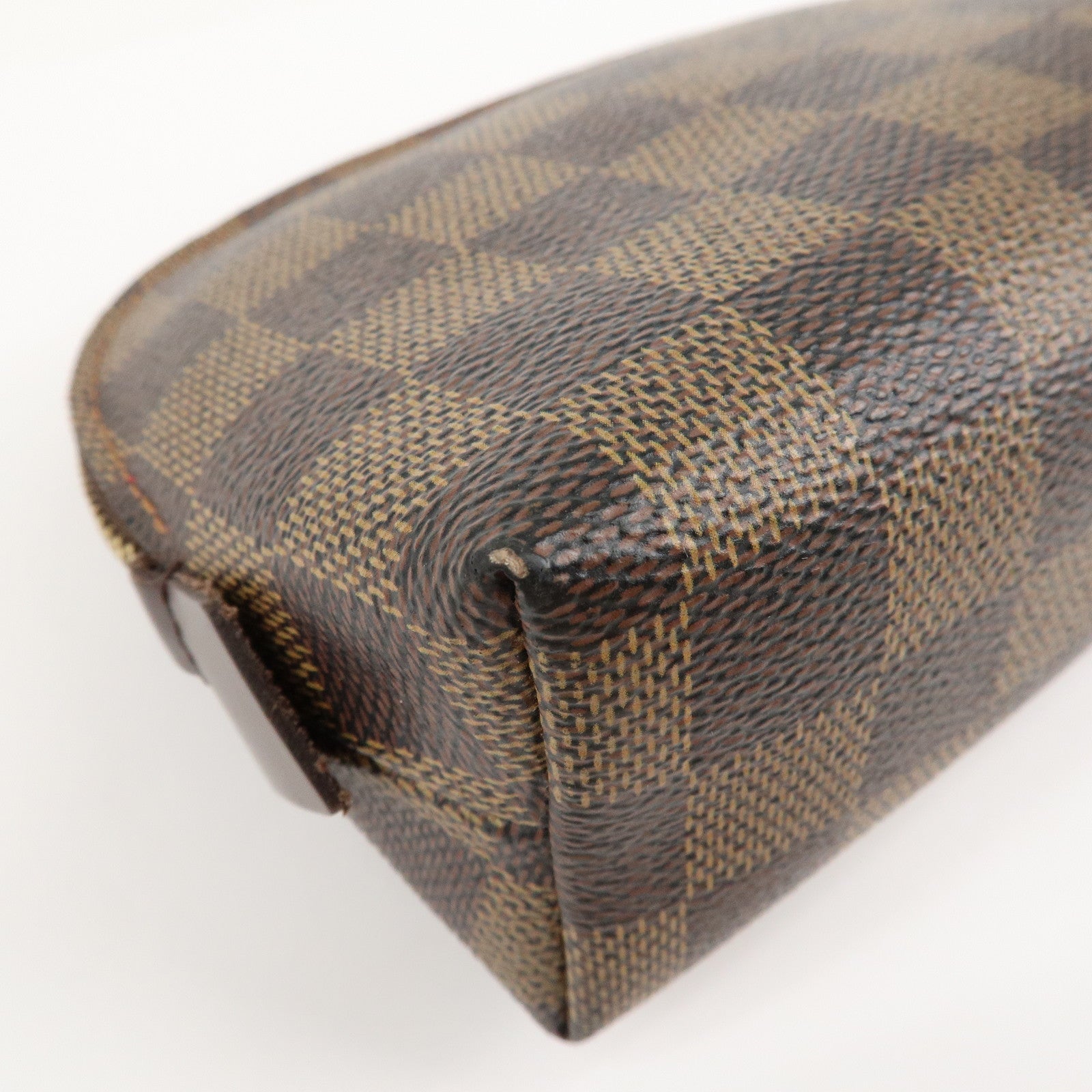 Louis Vuitton Damier Pochette Cosmetic Pouch N47516 Used