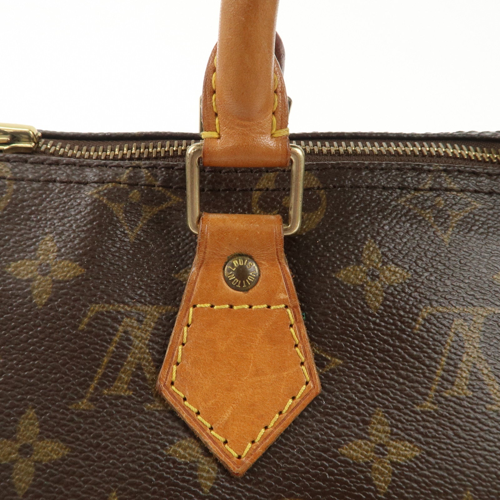 Louis Vuitton Monogram Speedy 25 Hand Bag Boston Bag M41528