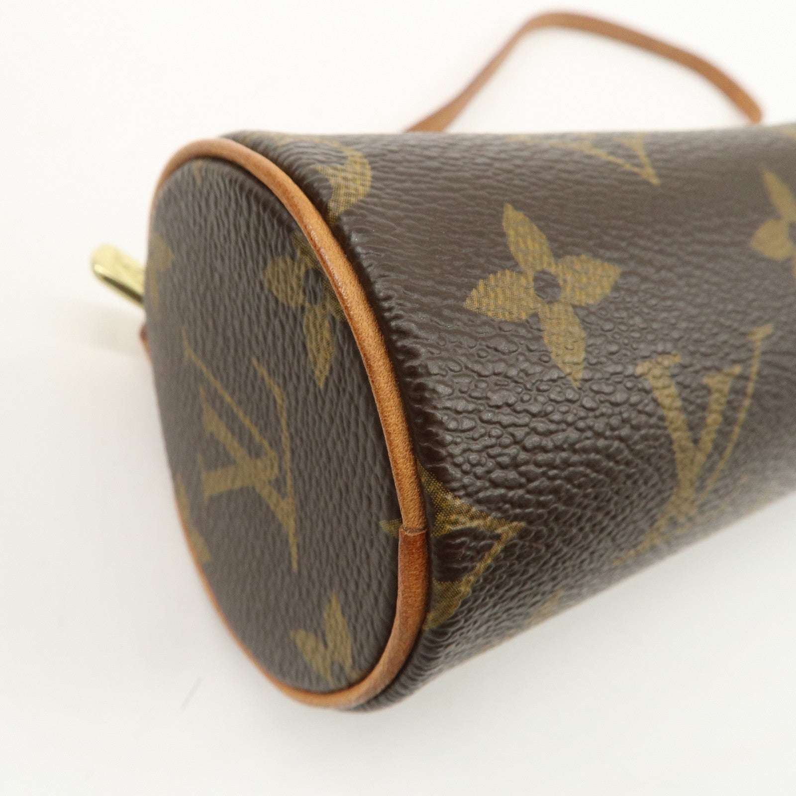 Louis Vuitton Monogram Mini Pouch for Papillon Bag New Style Brown Used