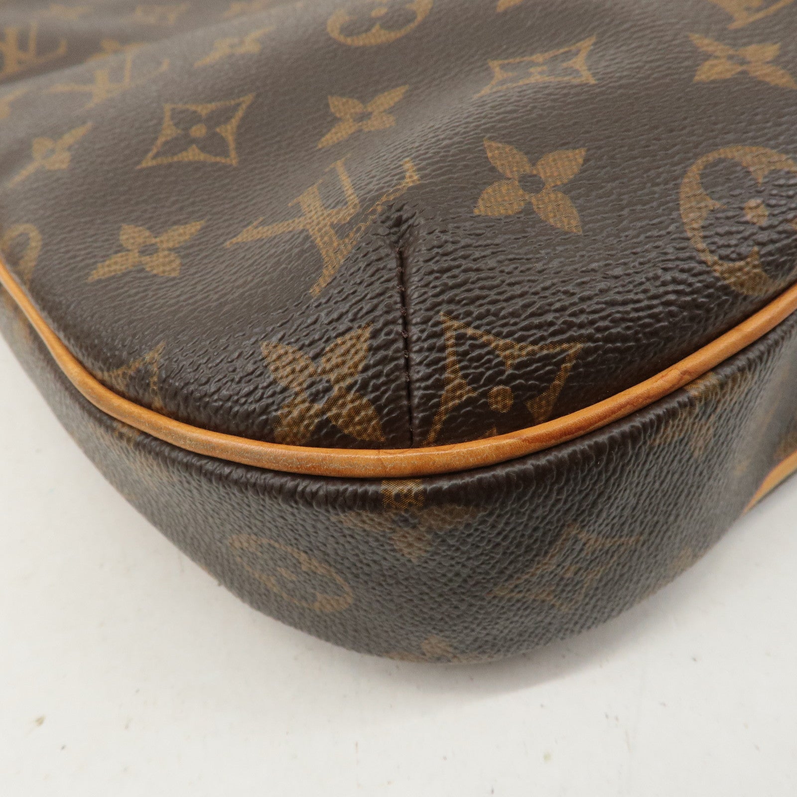 Louis Vuitton Monogram Odeon MM Shoulder Bag Brown M56389