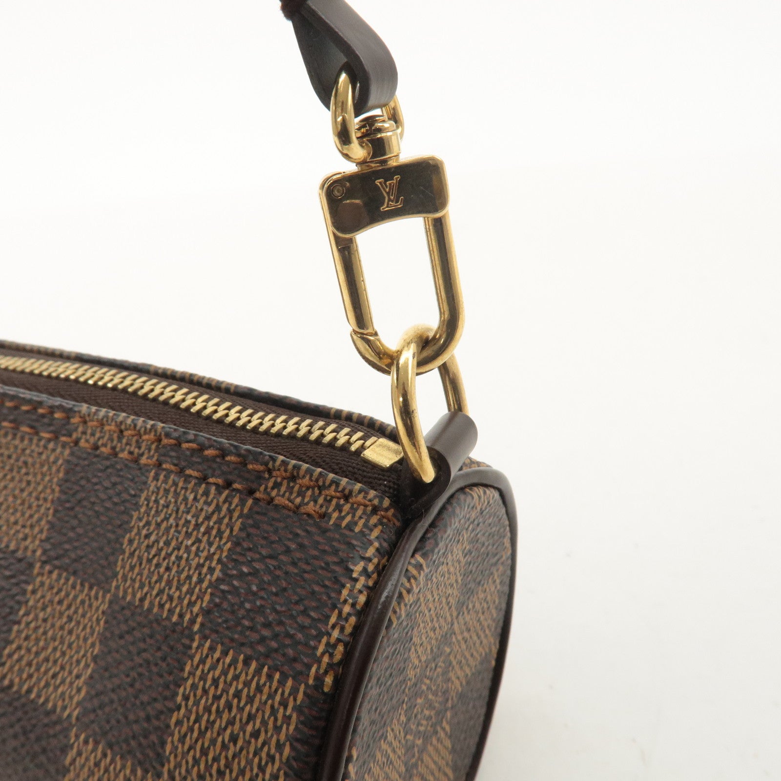 Louis Vuitton Damier Mini Pouch for Papillon Bag Brown