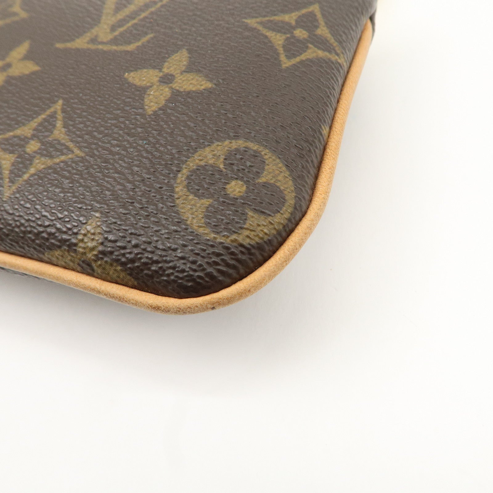 Louis Vuitton Monogram Pochette Tikal Pouch Purse M60019 Used