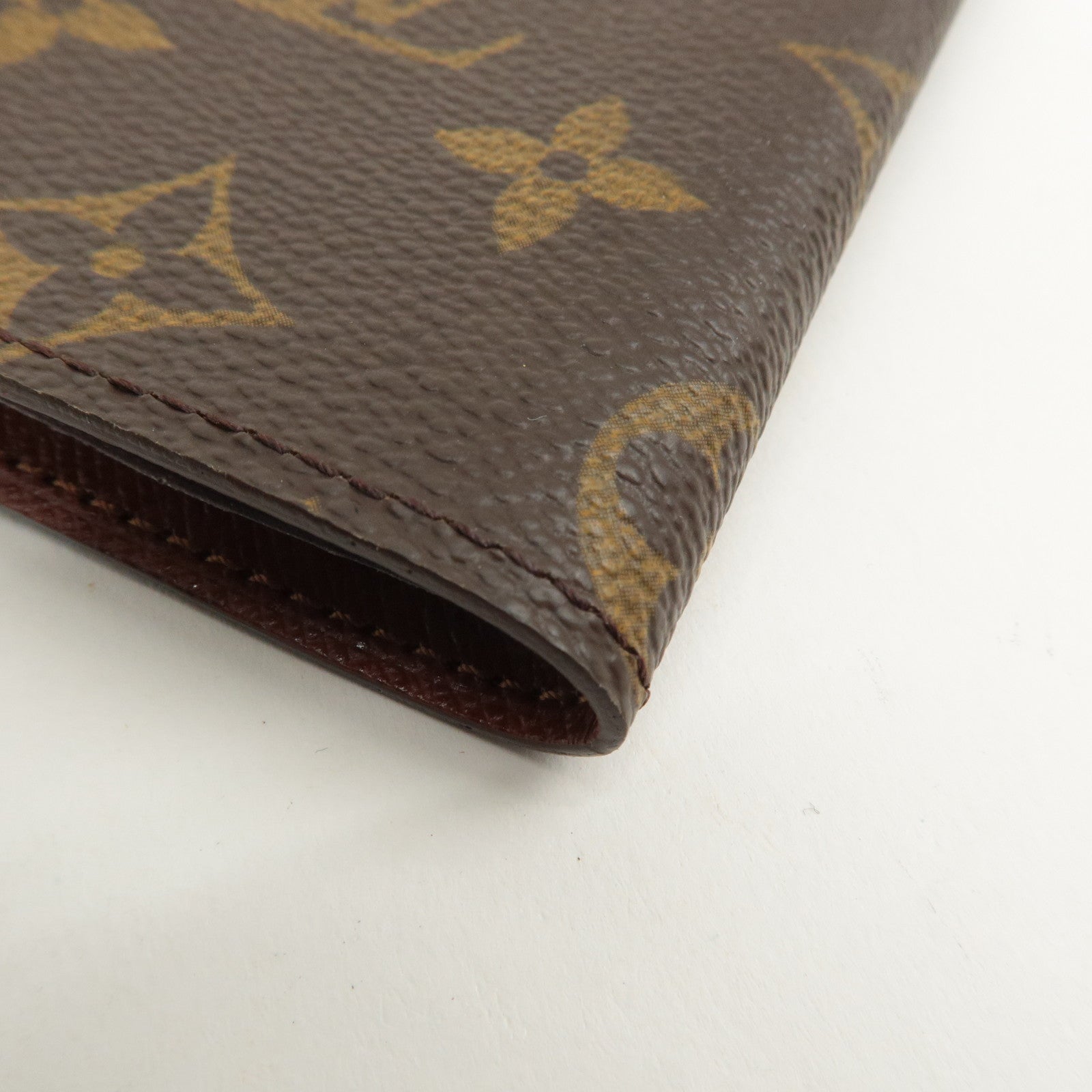 Louis Vuitton Monogram Porte Cartes Credit Pression Brown M60937