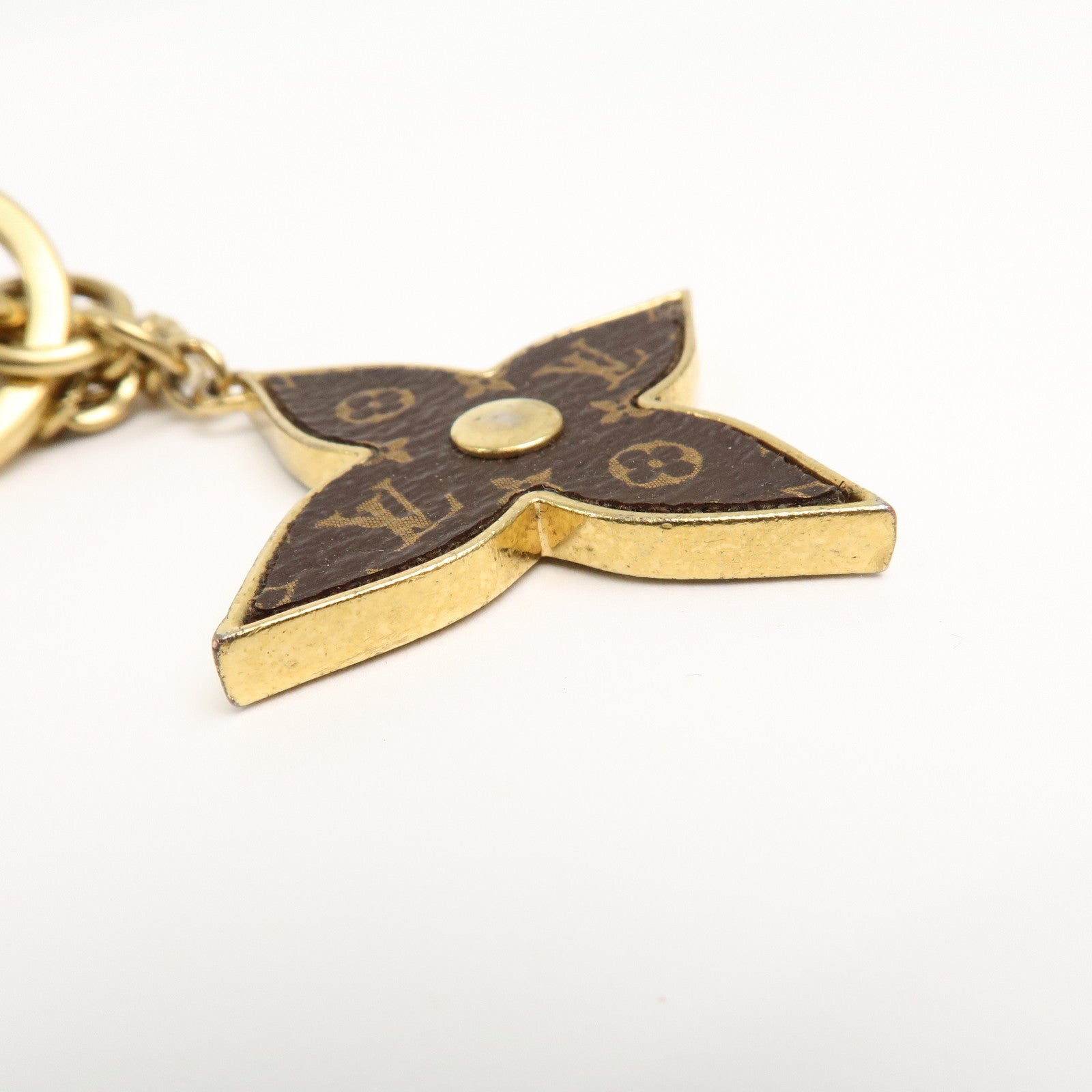 Louis Vuitton Porte Cles Spring Street Bag Charm Gold M69008 Used