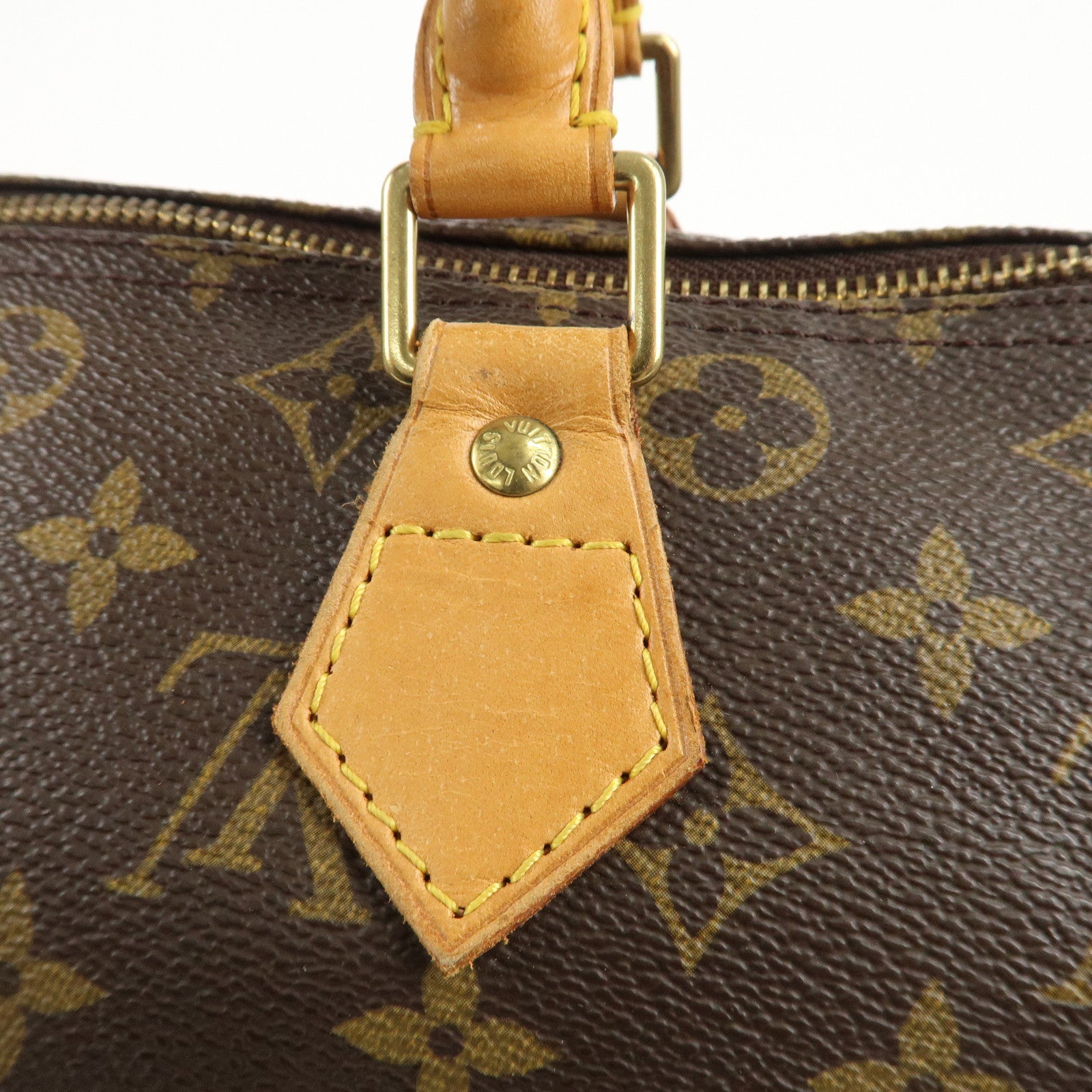 Louis Vuitton Monogram Speedy 30 Hand Bag Boston Bag M41526 Used