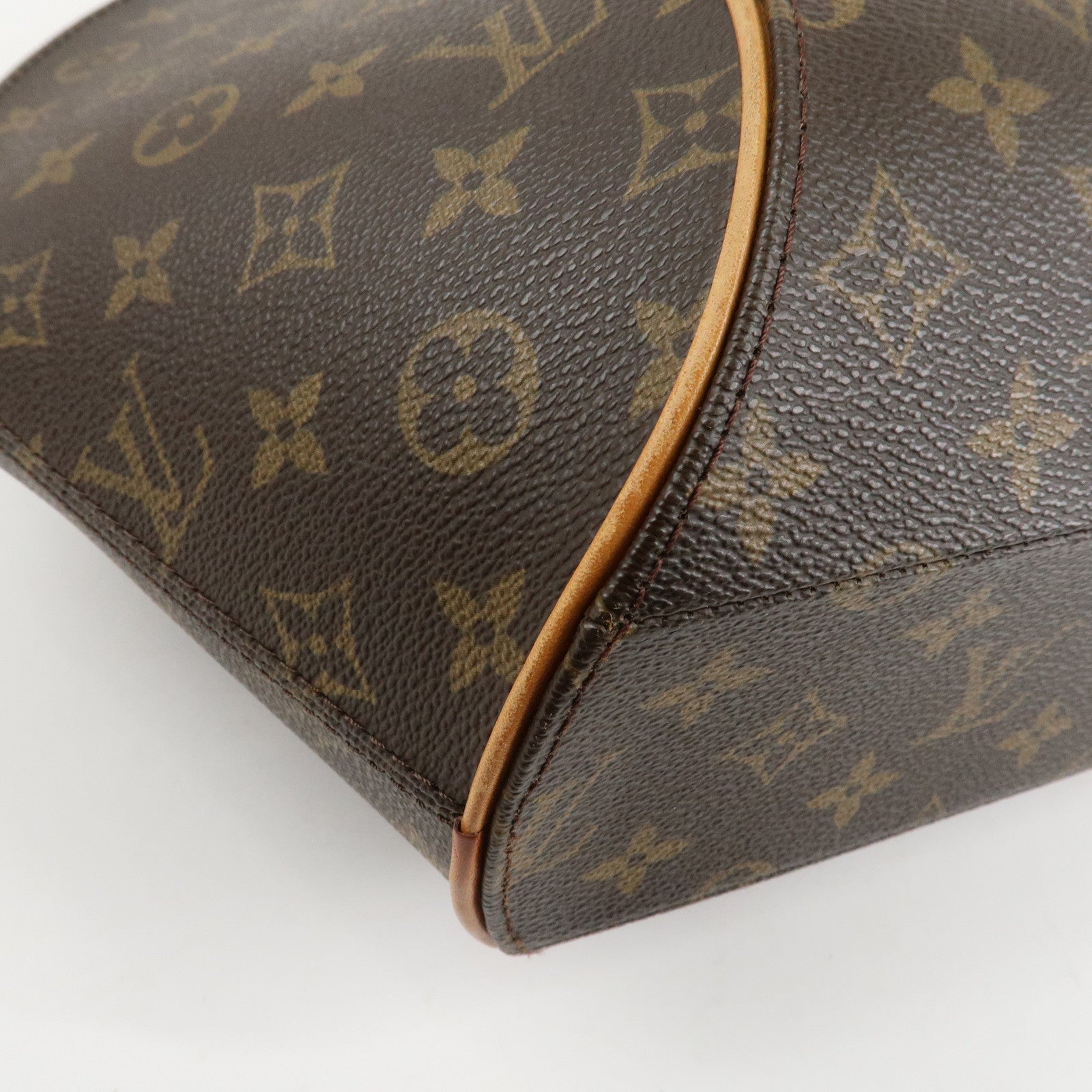 Louis Vuitton Monogram Ellipse MM Hand Bag Brown M51126 Used