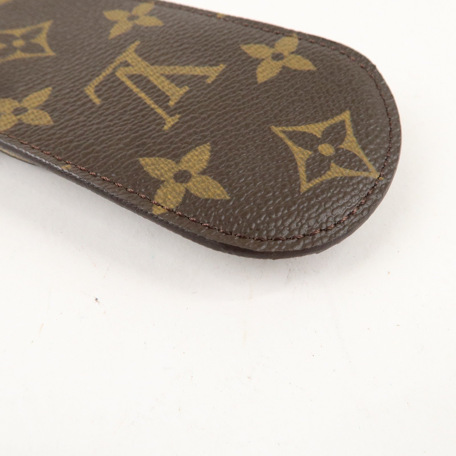 Louis Vuitton Monogram Etui Stilo Pen Case Brown M62990