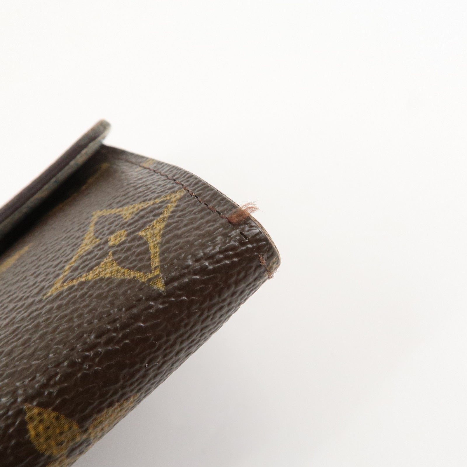 Louis Vuitton Monogram Fleuri Portefeuille Sarah Wallet *initialed Used