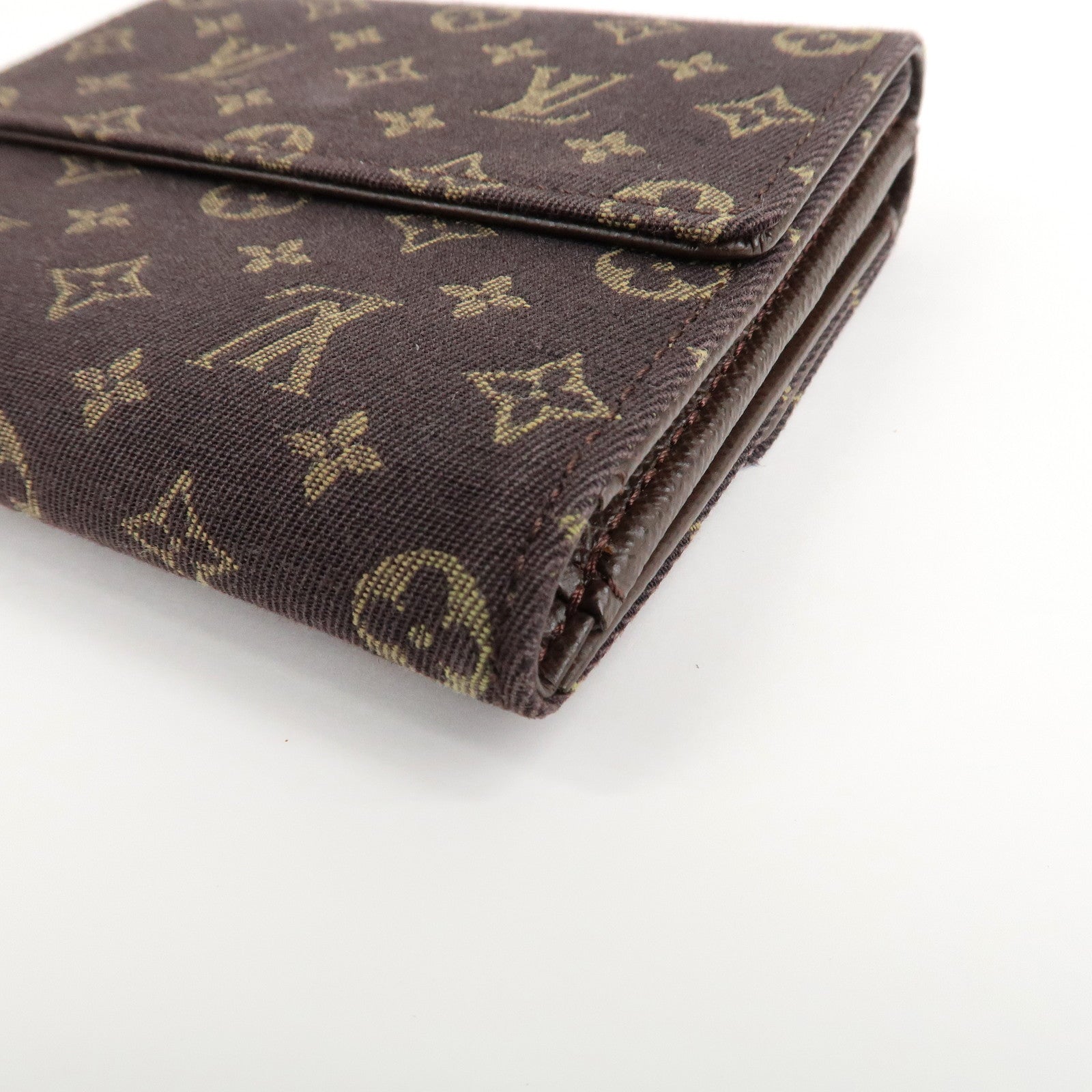 Louis Vuitton Monogram Mini Lin Portefeuille Elise Wallet M95233