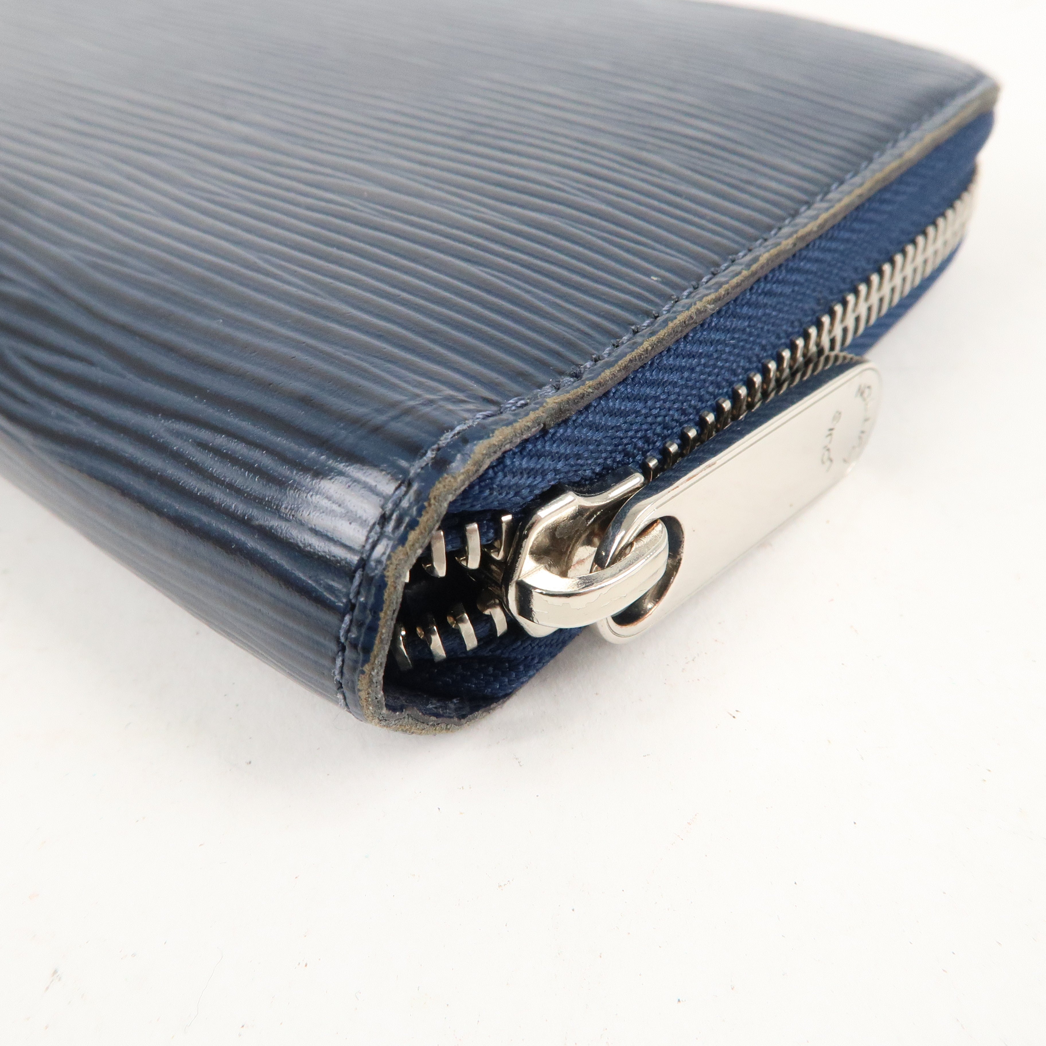 Louis Vuitton Epi Zippy Wallet Long Wallet Andigo Blue M60307