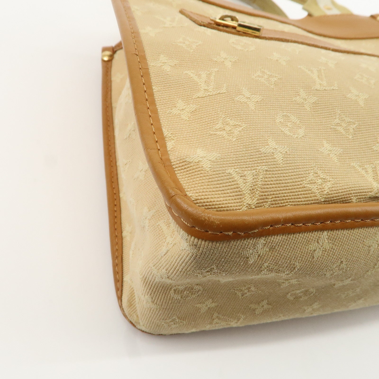 Louis Vuitton Monogram Mini Sac Catherine Hand Bag Beige M92328