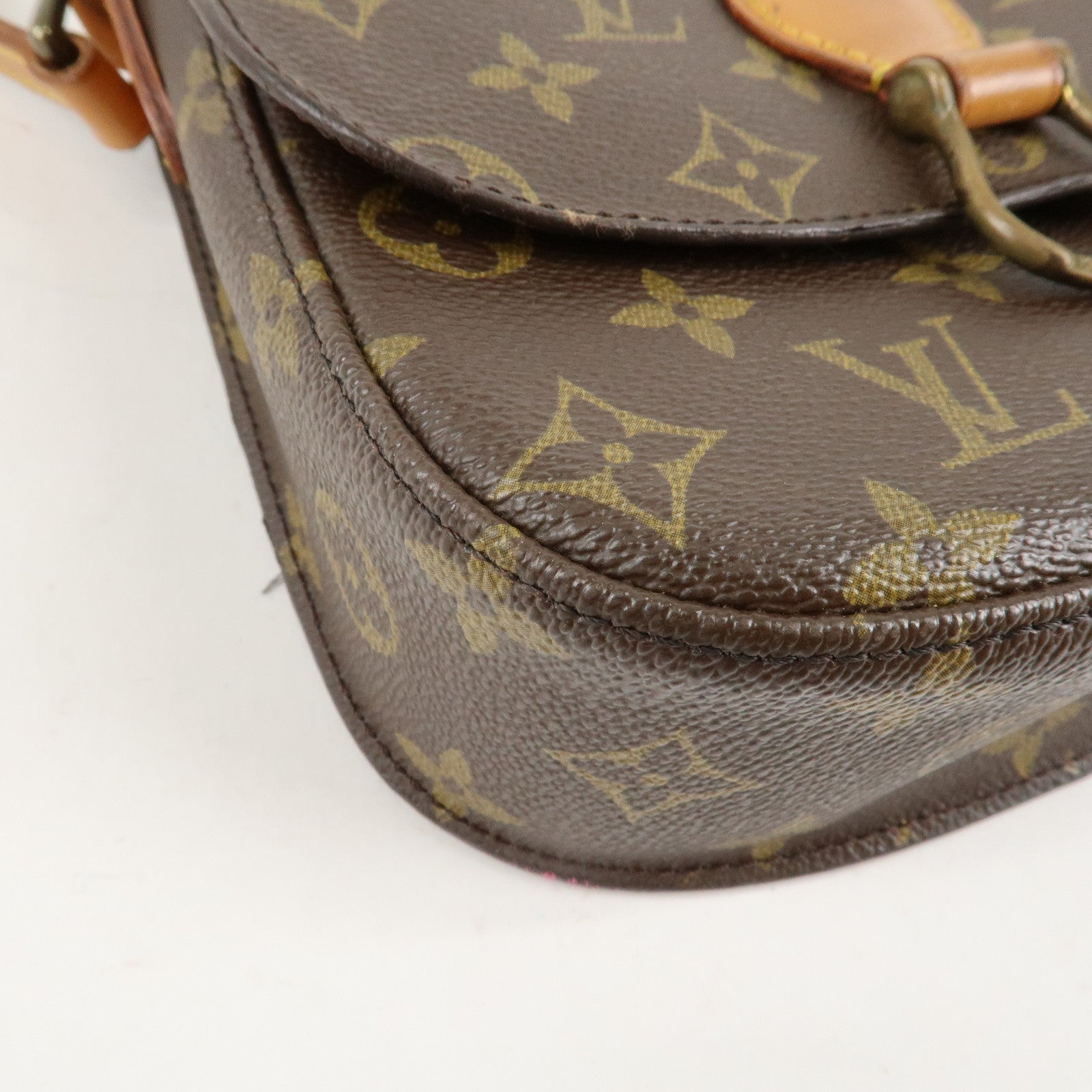 Louis Vuitton Monogram Saint Cloud MM Shoulder Bag Brown M51243