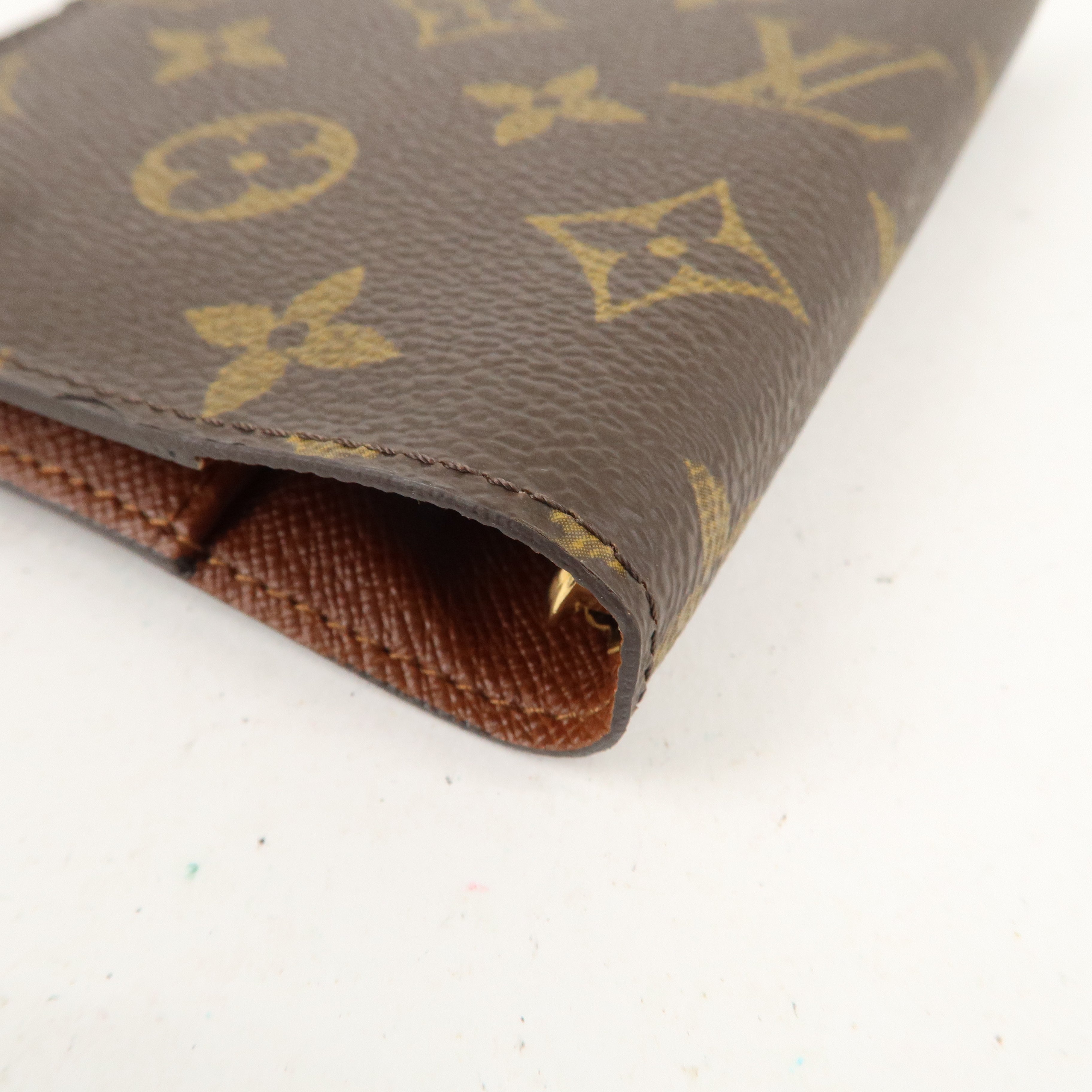 Louis Vuitton Monogram Agenda PM Planner Cover Brown R20005