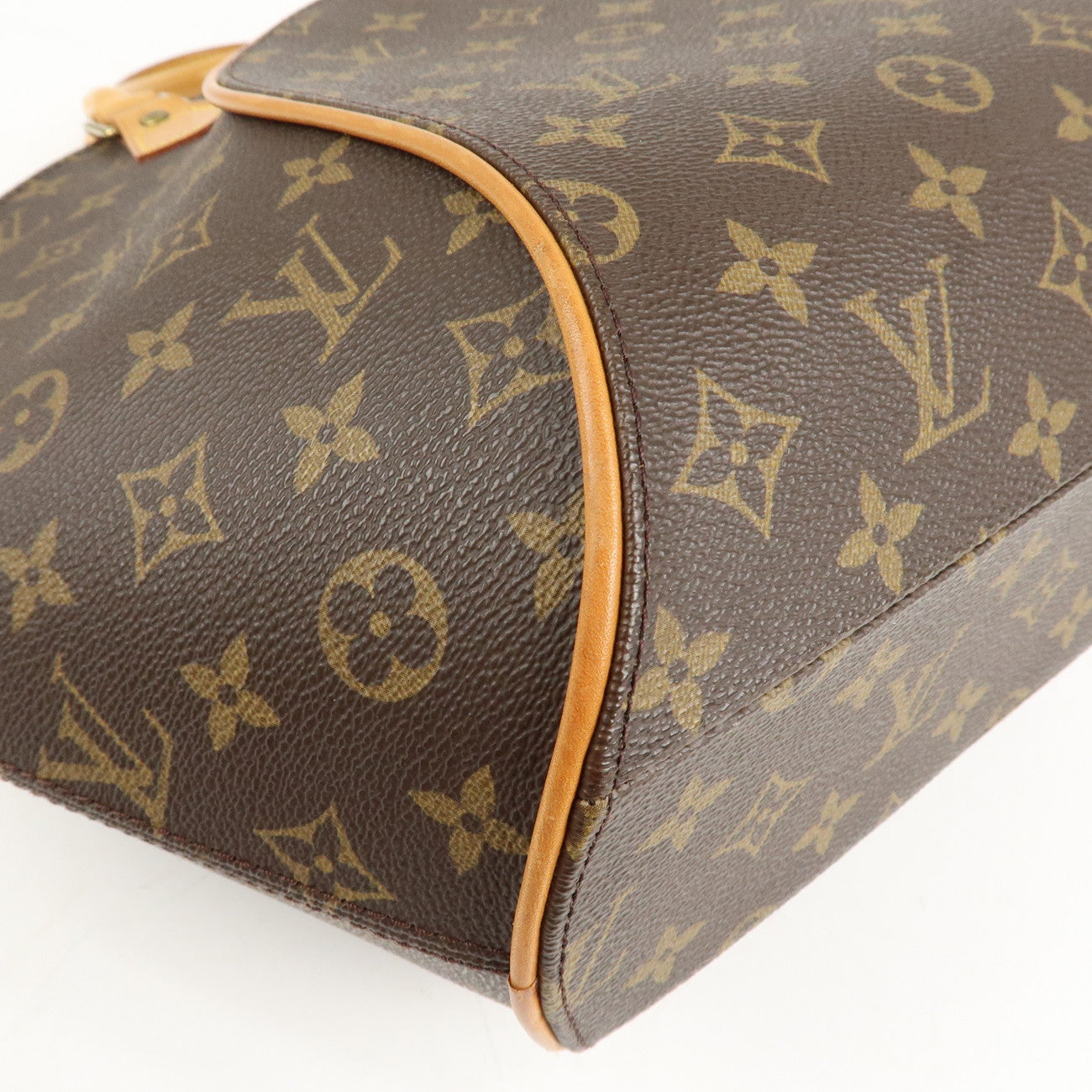 Louis Vuitton Monogram Ellipse MM Hand Bag Brown M51126 Used