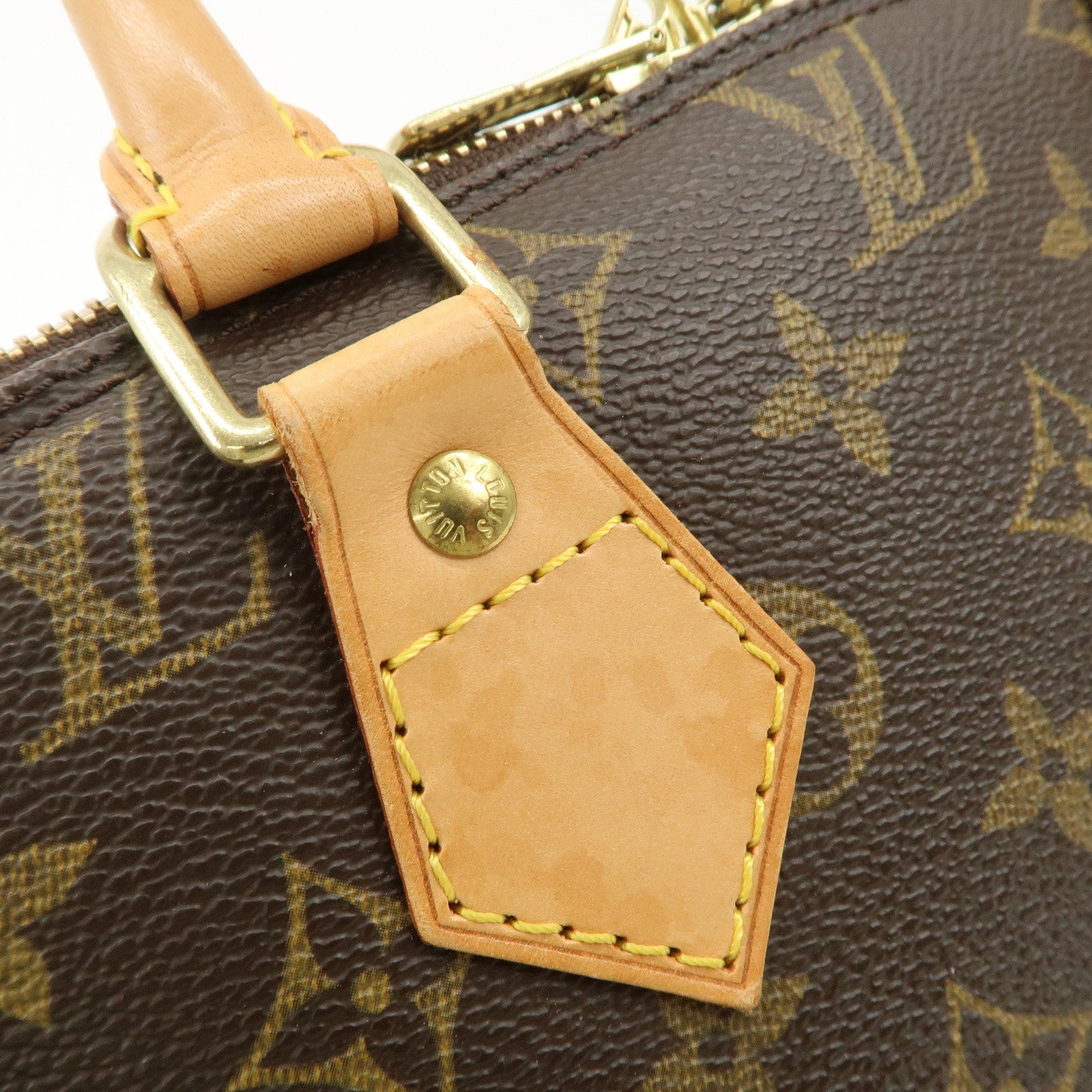 Louis Vuitton Monogram Alma Hand Bag Brown M51130