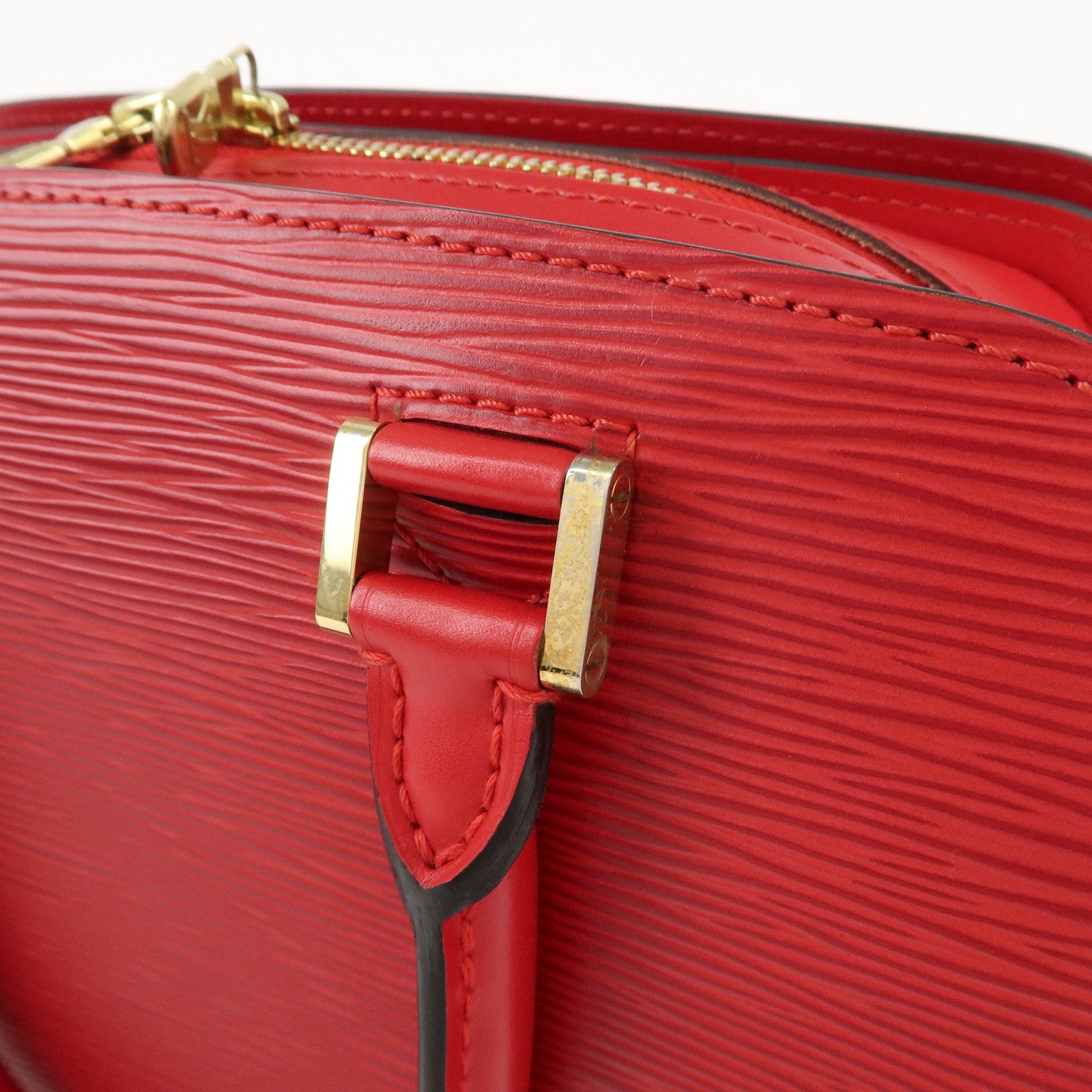 Louis Vuitton Epi Pont Neuf Hand Bag Castilian Red M52057