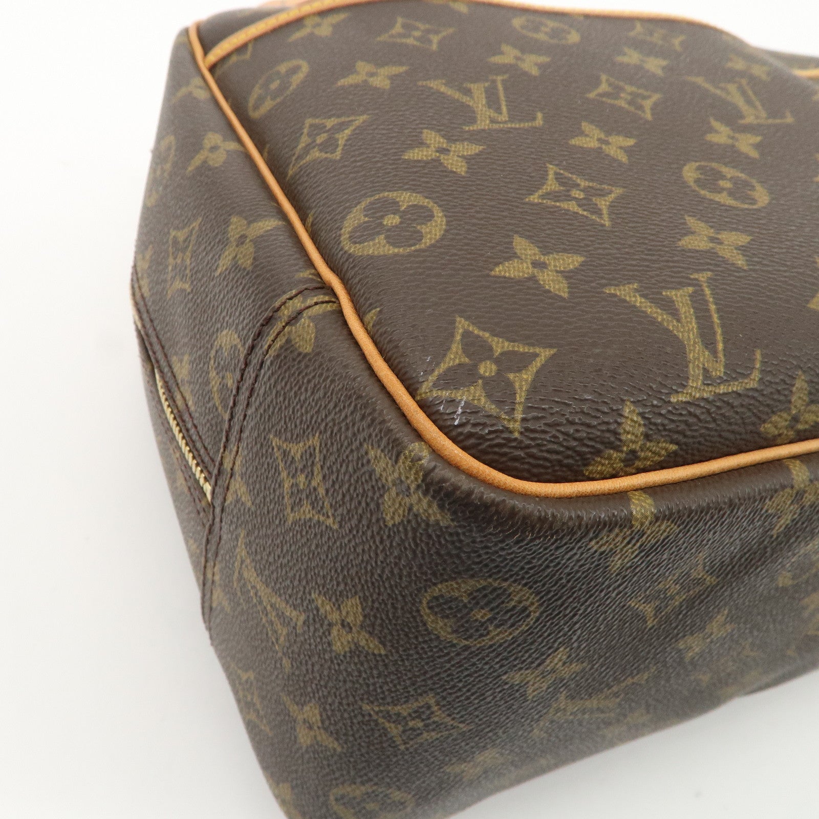 Louis Vuitton Monogram Deauville Hand Bag M47270 Used