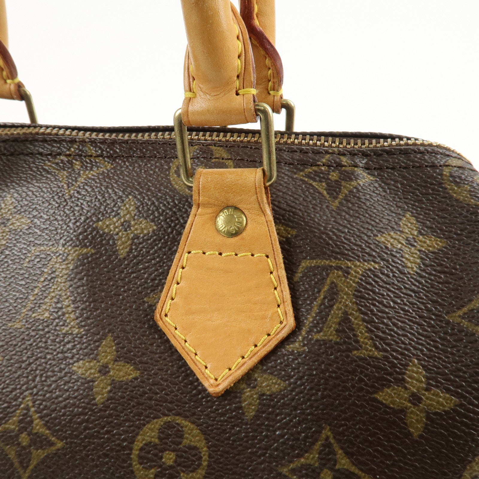 Louis Vuitton Monogram Speedy 25 Hand Bag Boston Bag M41528 Used