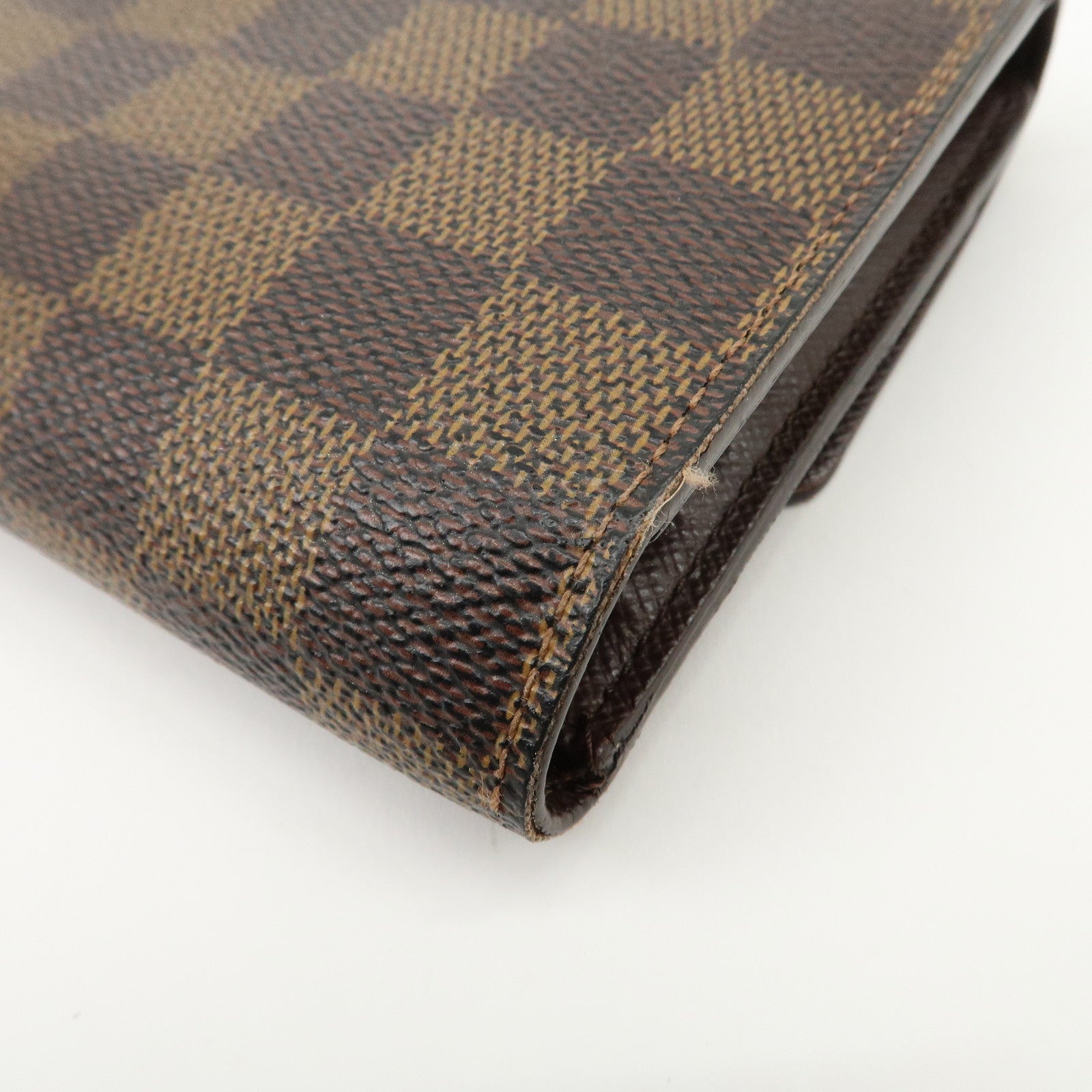 Louis vuitton Damier Porte Tresor International Long Wallet N61215