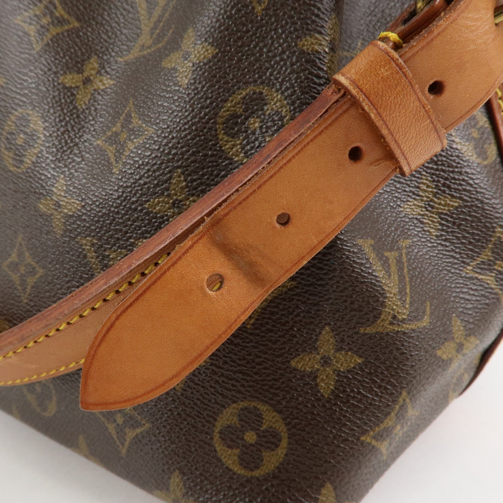 Louis Vuitton Monogram Petit Noe Shoulder Bag Brown M42226 Used