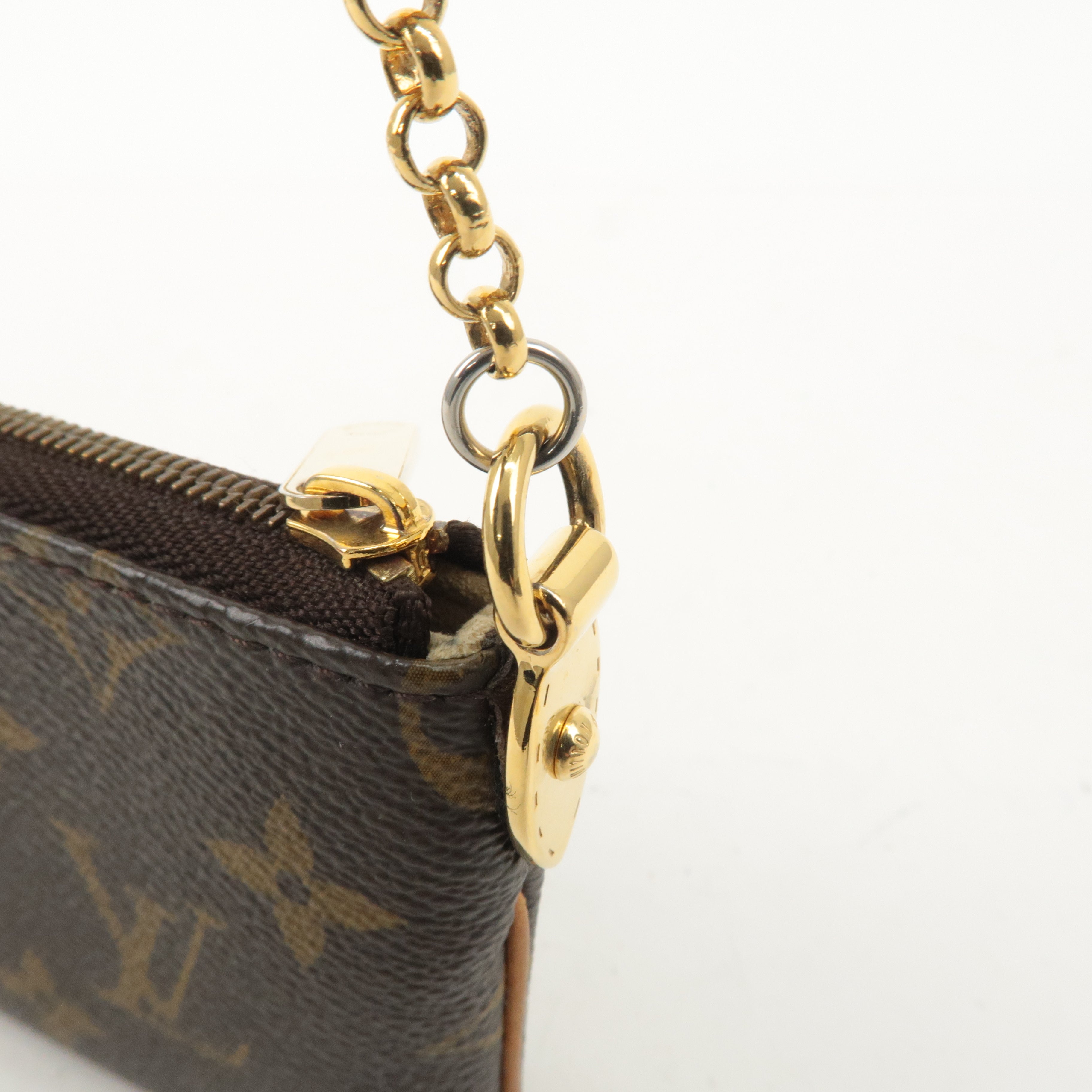 Louis Vuitton Monogram Pochette Milla PM Mini Pouch M60095