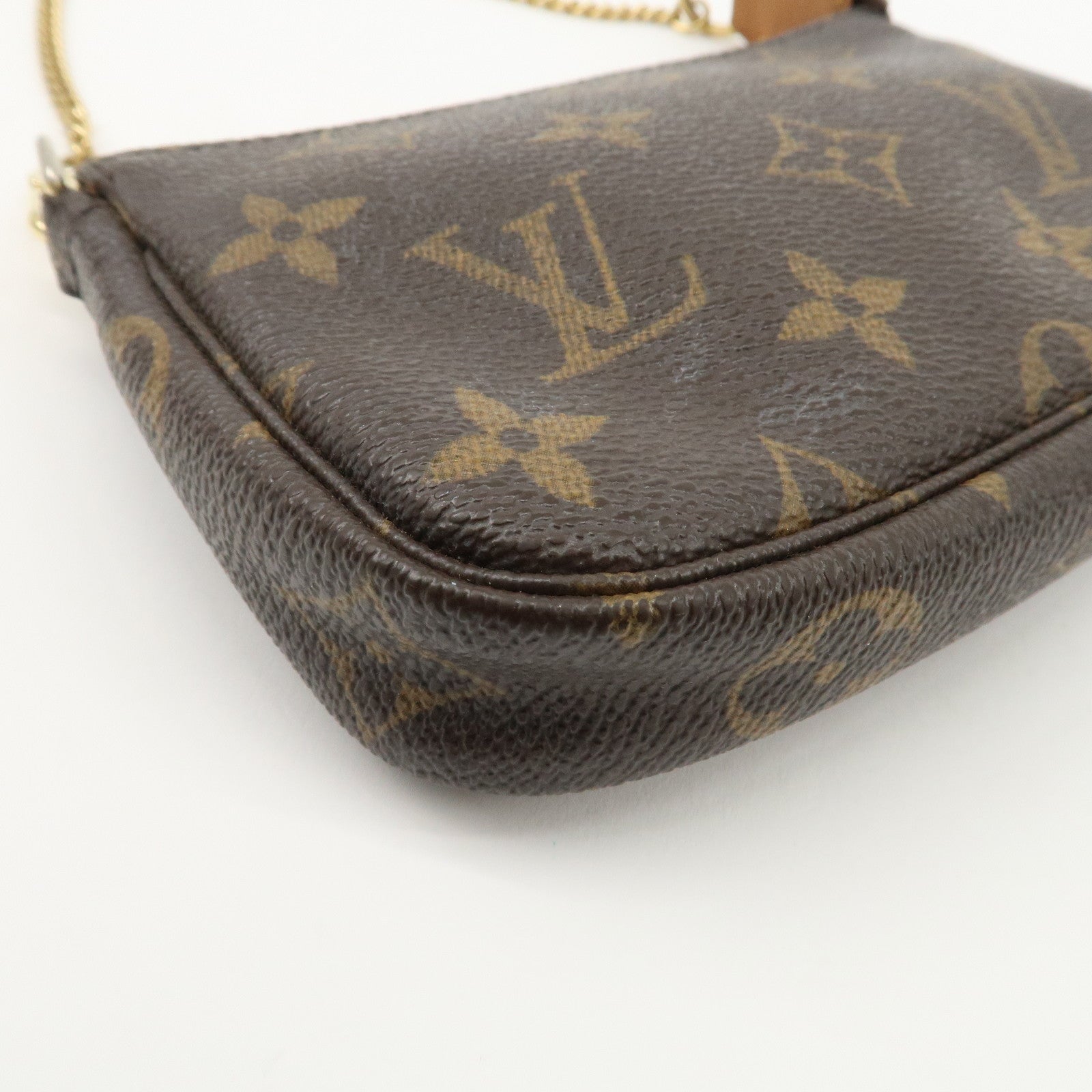 Louis Vuitton Monogram Mini Pochette Accessoires Pouch M58009 Used