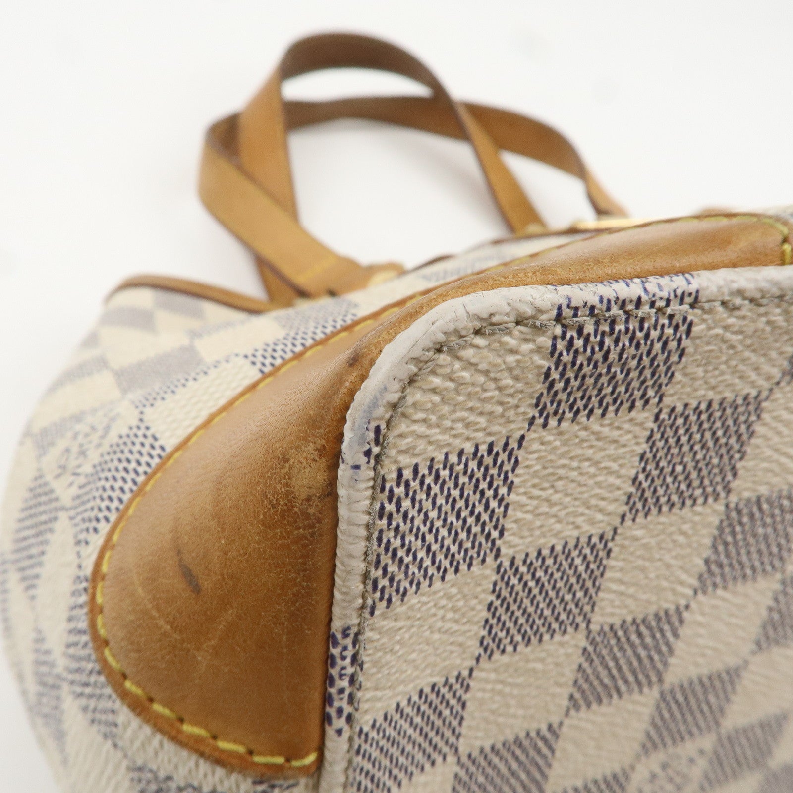 Louis Vuitton Damier Azur Hampstead PM Hand Bag N51207