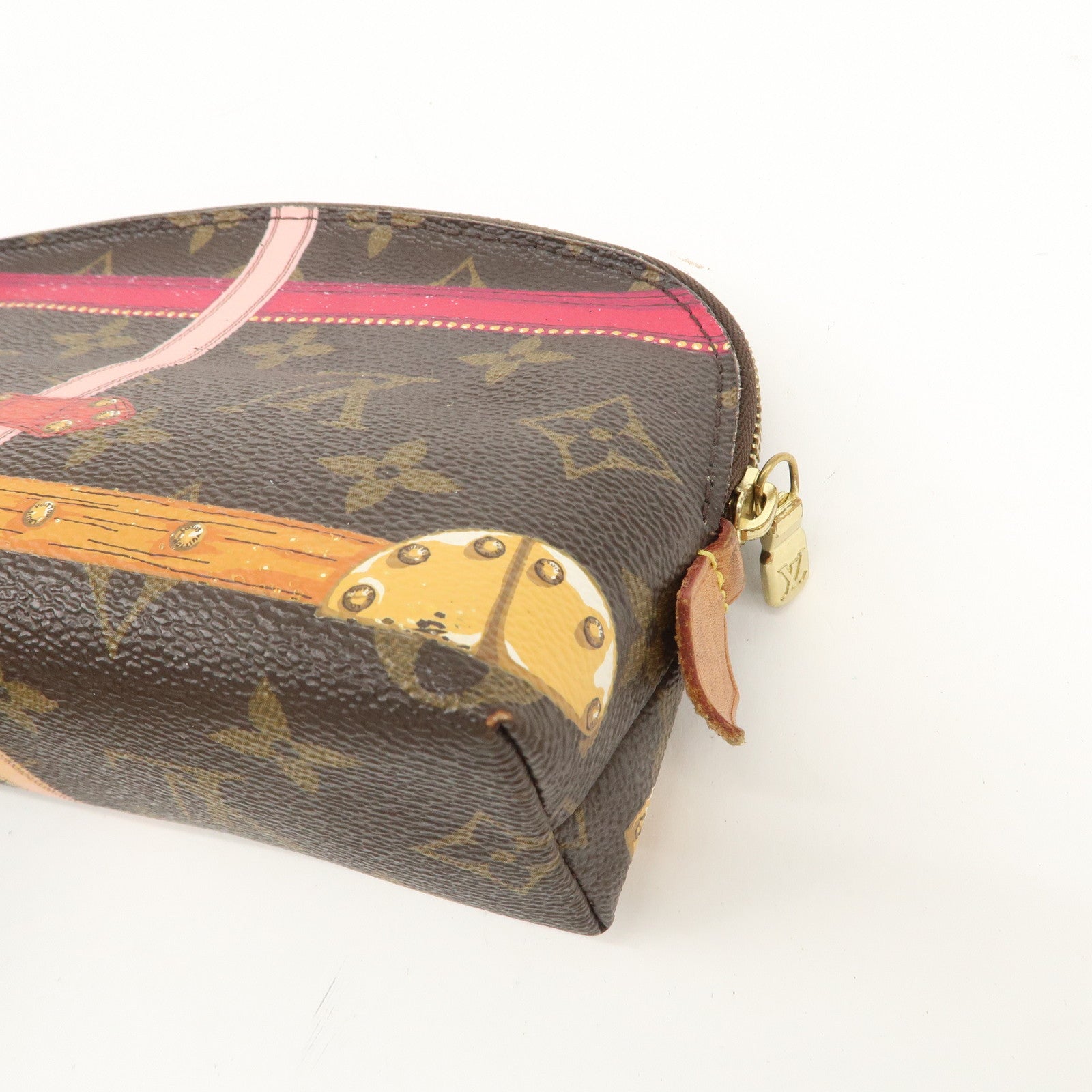 Louis Vuitton Monogram Summer Trunk Collection Pochette Cosmetic Used