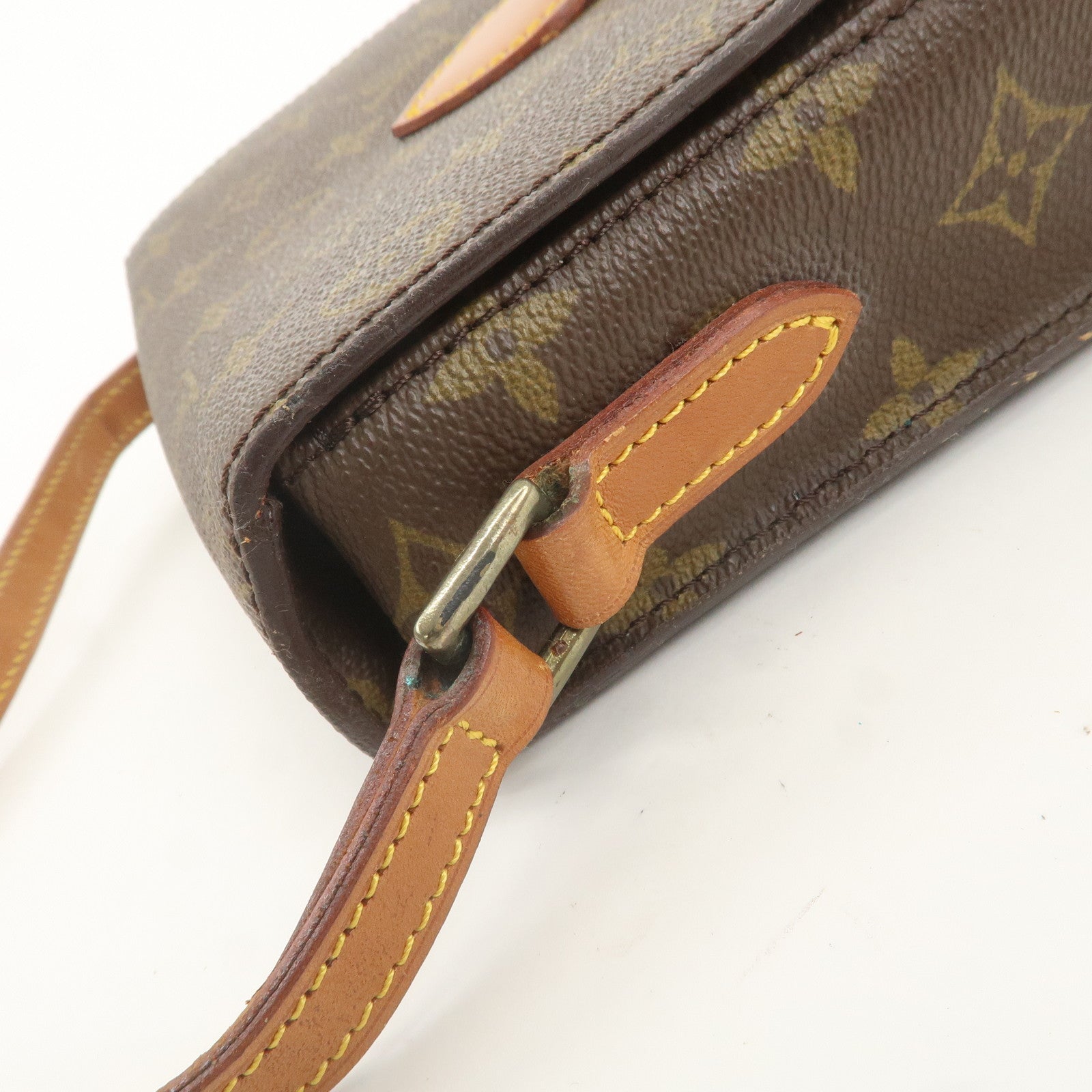 Louis Vuitton Monogram Saint Cloud MM Shoulder Bag Brown M51243