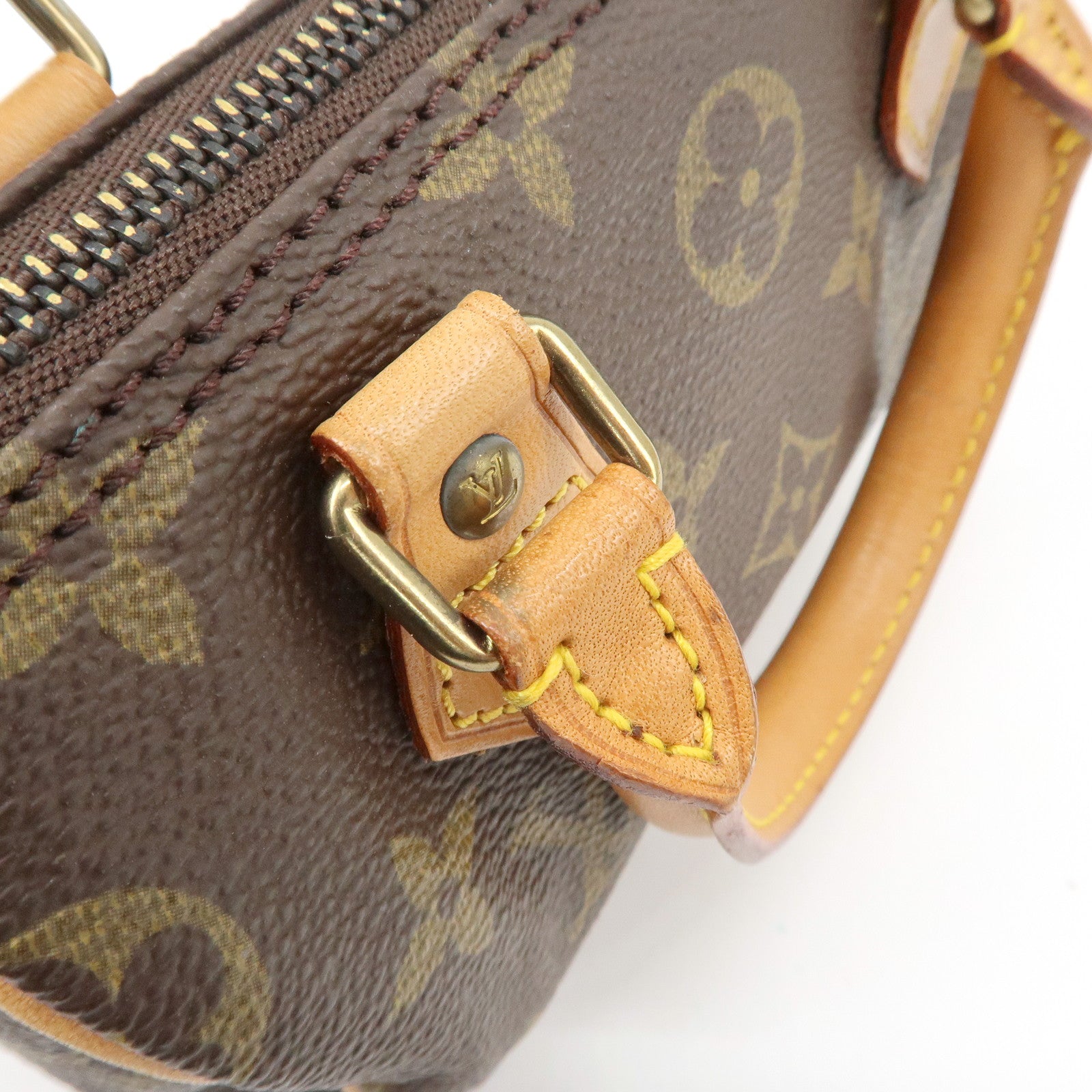 Louis Vuitton Monogram Mini Speedy 
Strap M41534 J00145 Used