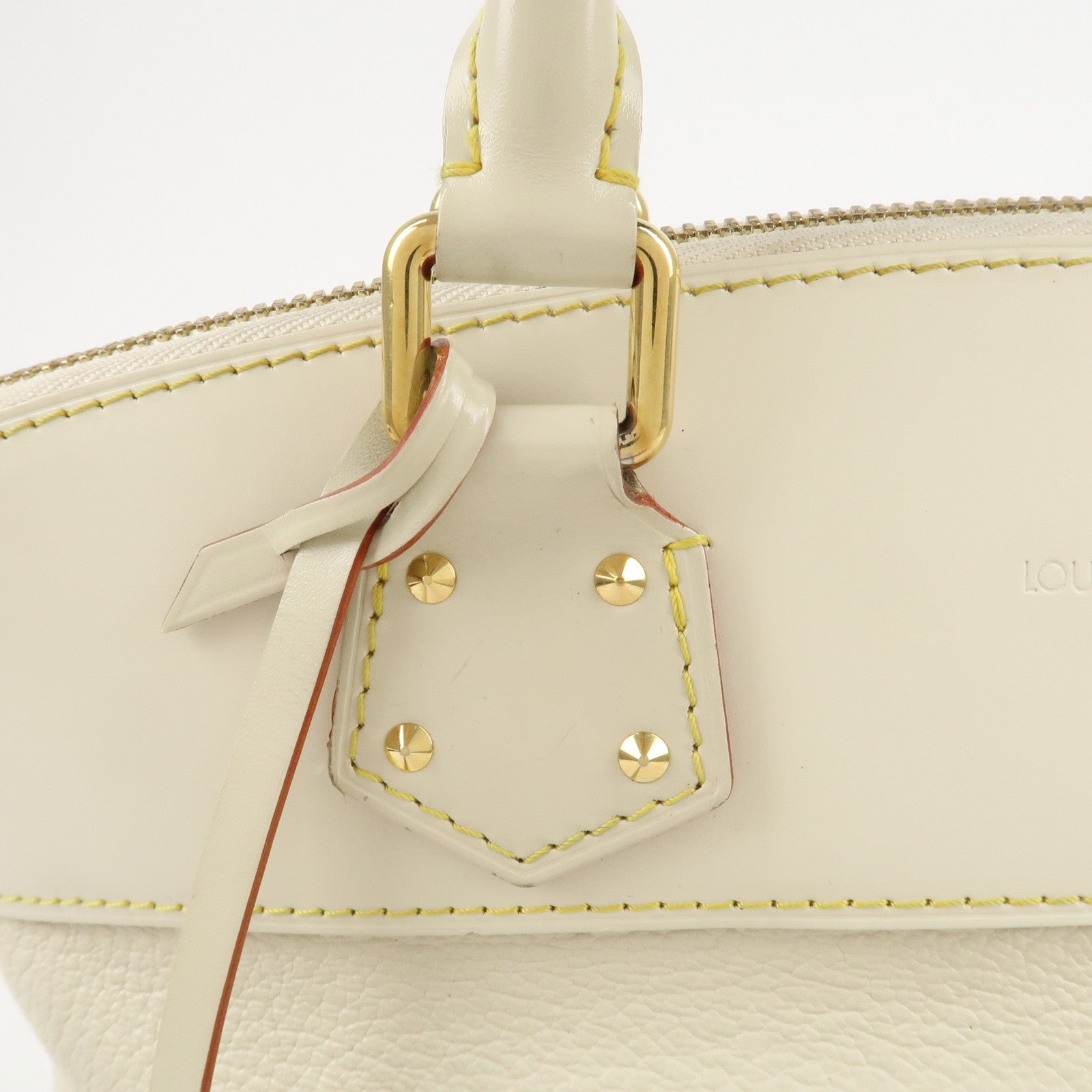 Louis Vuitton Suhari Lock It PM Hand Bag Blanc M91887 Used