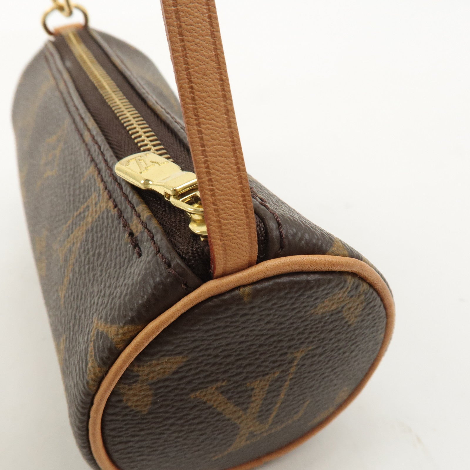 Louis Vuitton Monogram Mini Pouch for Papillon Hand Bag Brown