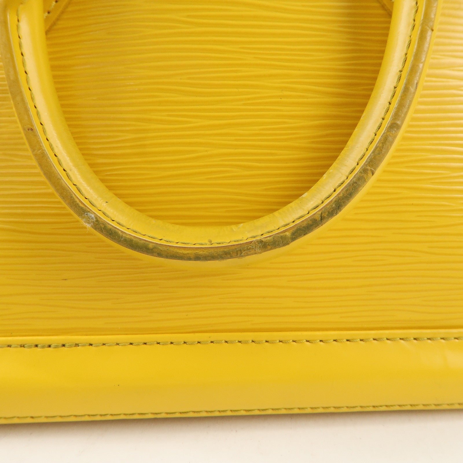 Louis Vuitton Epi Alma BB Hand Bag Citron M40866