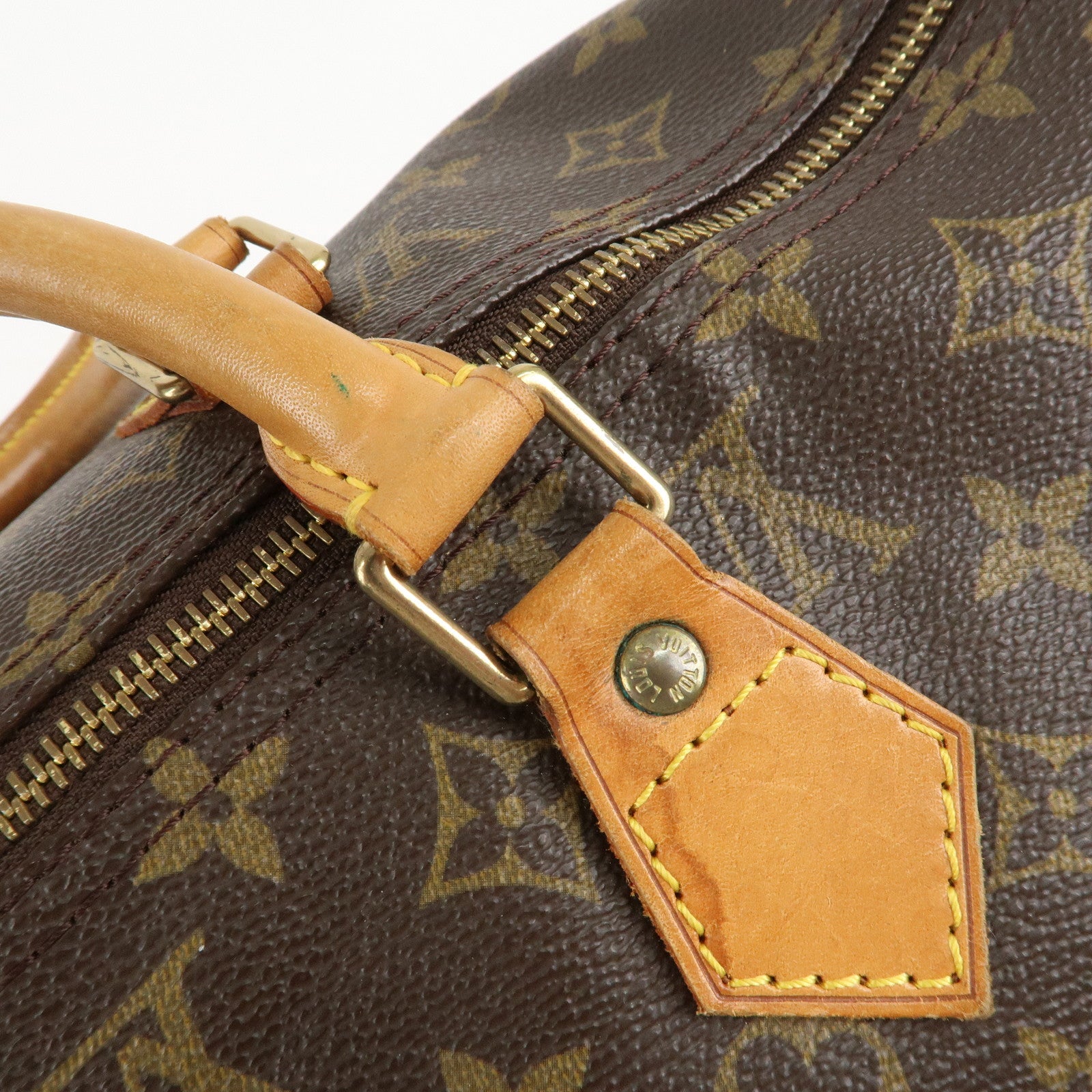 Louis Vuitton Monogram Speedy 40 Hand Bag Boston Bag M41522 Used