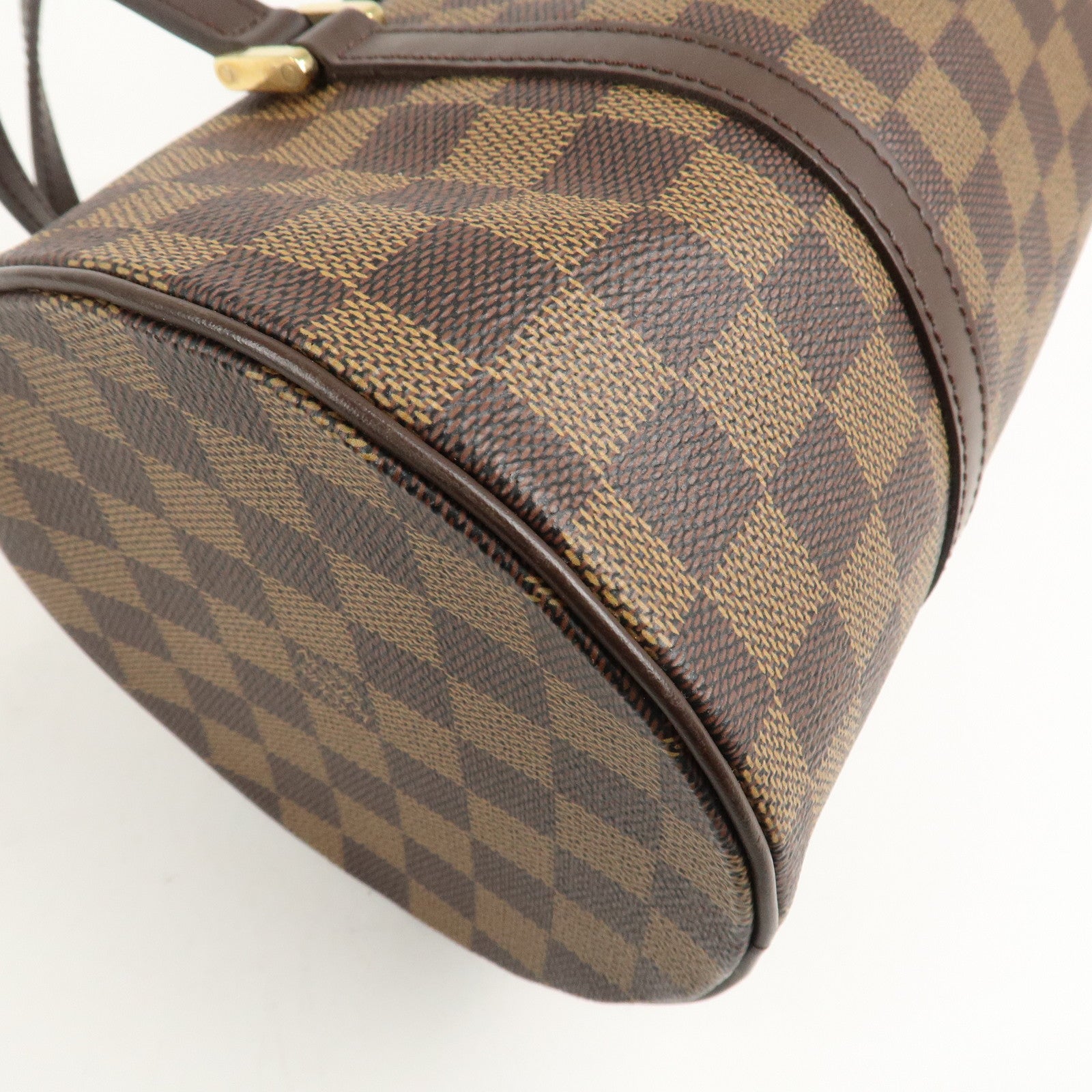 Louis Vuitton Damier Ebene Papillon 30 Hand Bag Brown N51303 Used