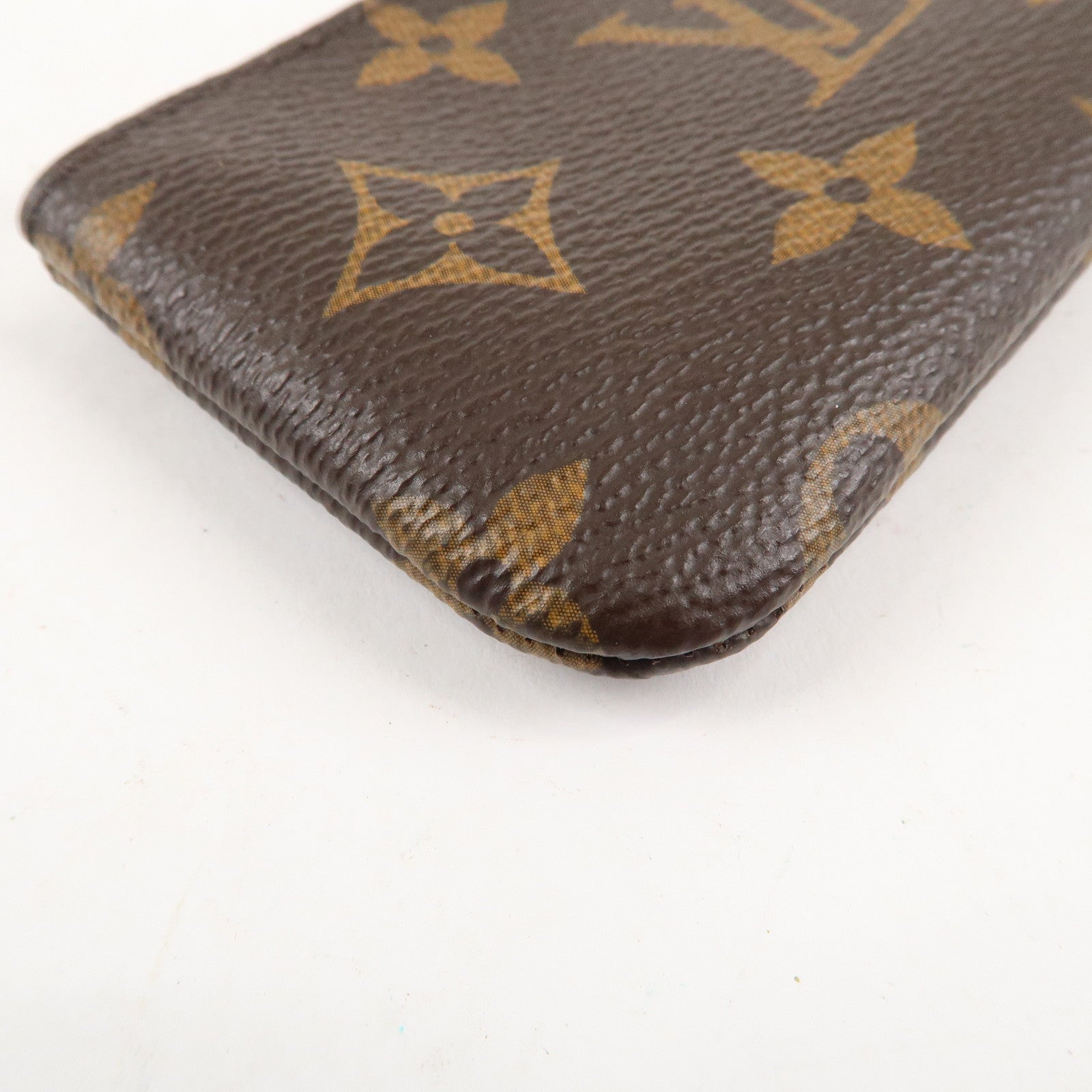 Louis Vuitton Monogram Pochette Cles Coin Case Key Case  M62650