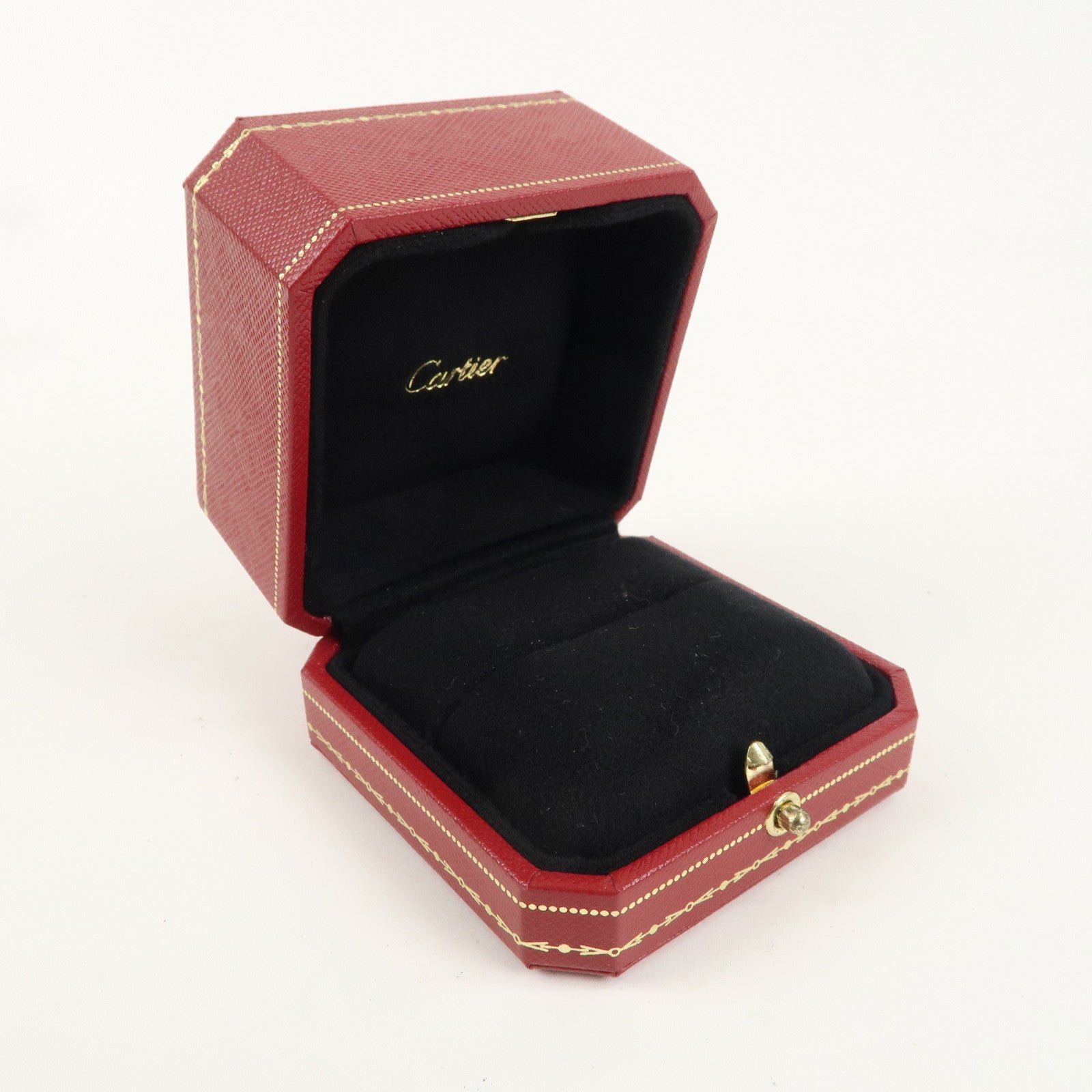 Cartier Set of 2 Ring Box Jewelry Box For Ring Red