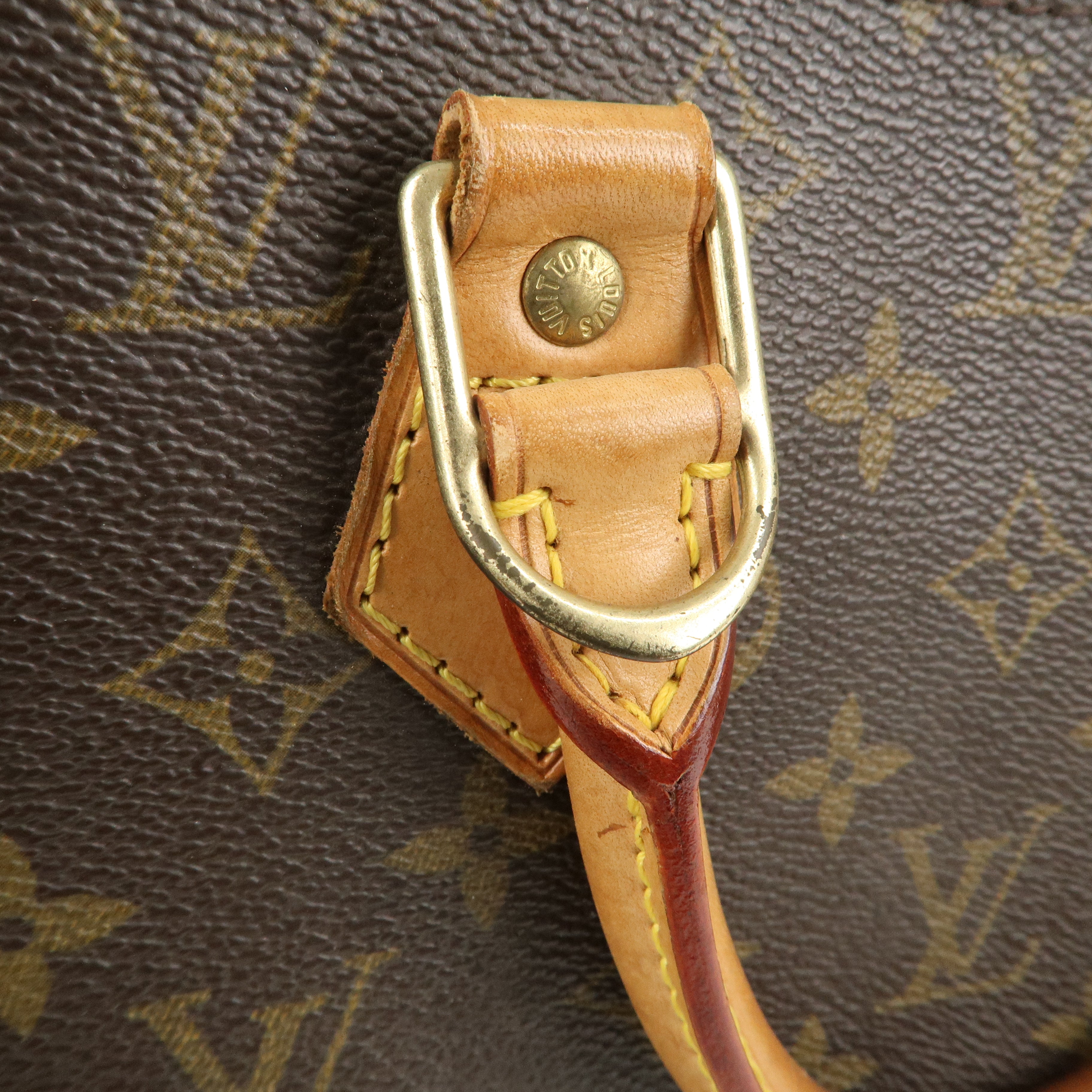 Louis Vuitton Monogram Alma Hand Bag Brown M51130