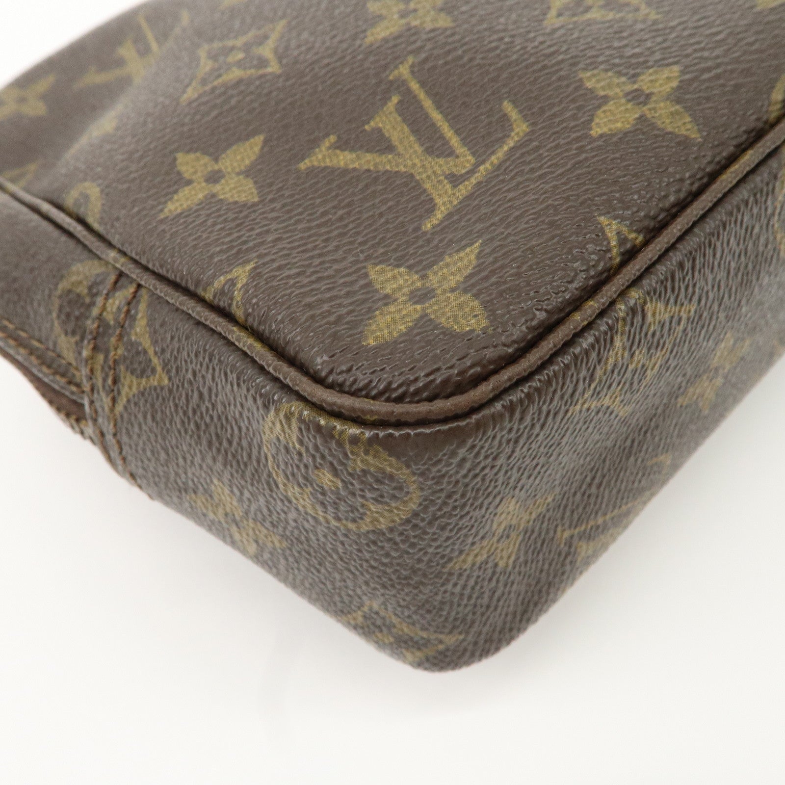 Louis Vuitton Monogram Trousse Toilette 23 Pouch Brown M47524 Used