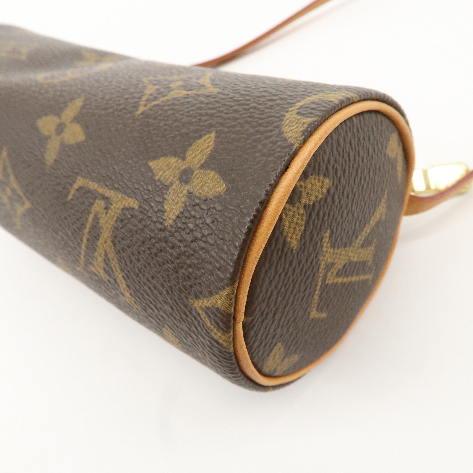 Louis Vuitton Monogram Mini Pouch for Papillon Bag Brown Used