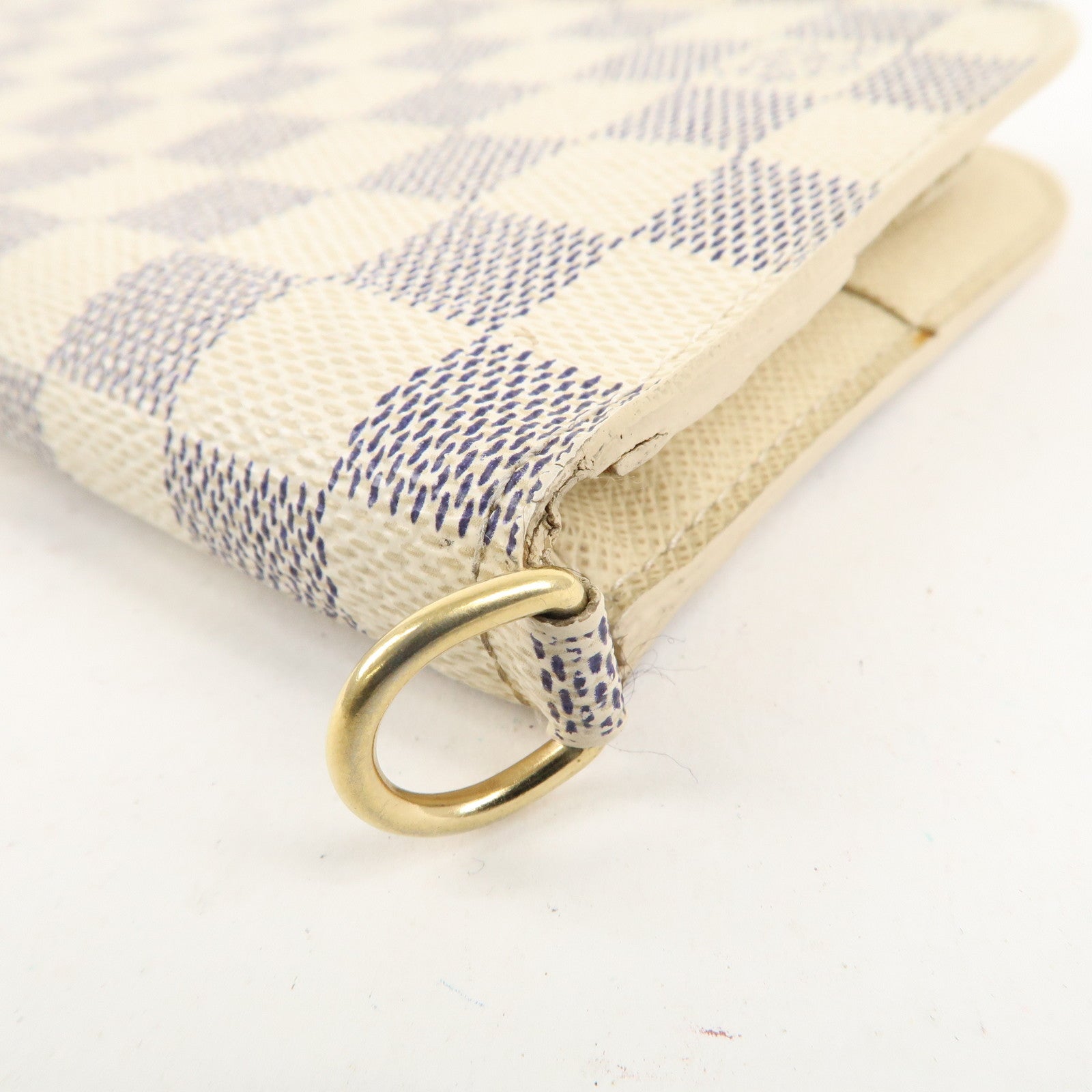 Louis Vuitton Damier Azur Portefeuille Unsolite Wallet N63072