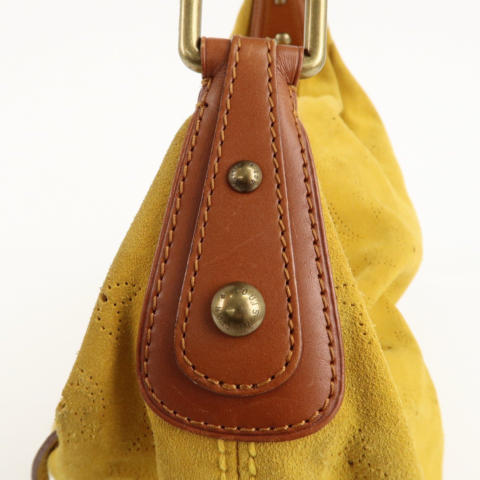 Louis Vuitton Monogram Mahina Onata GM Shoulder Bag Yellow M95118 Used