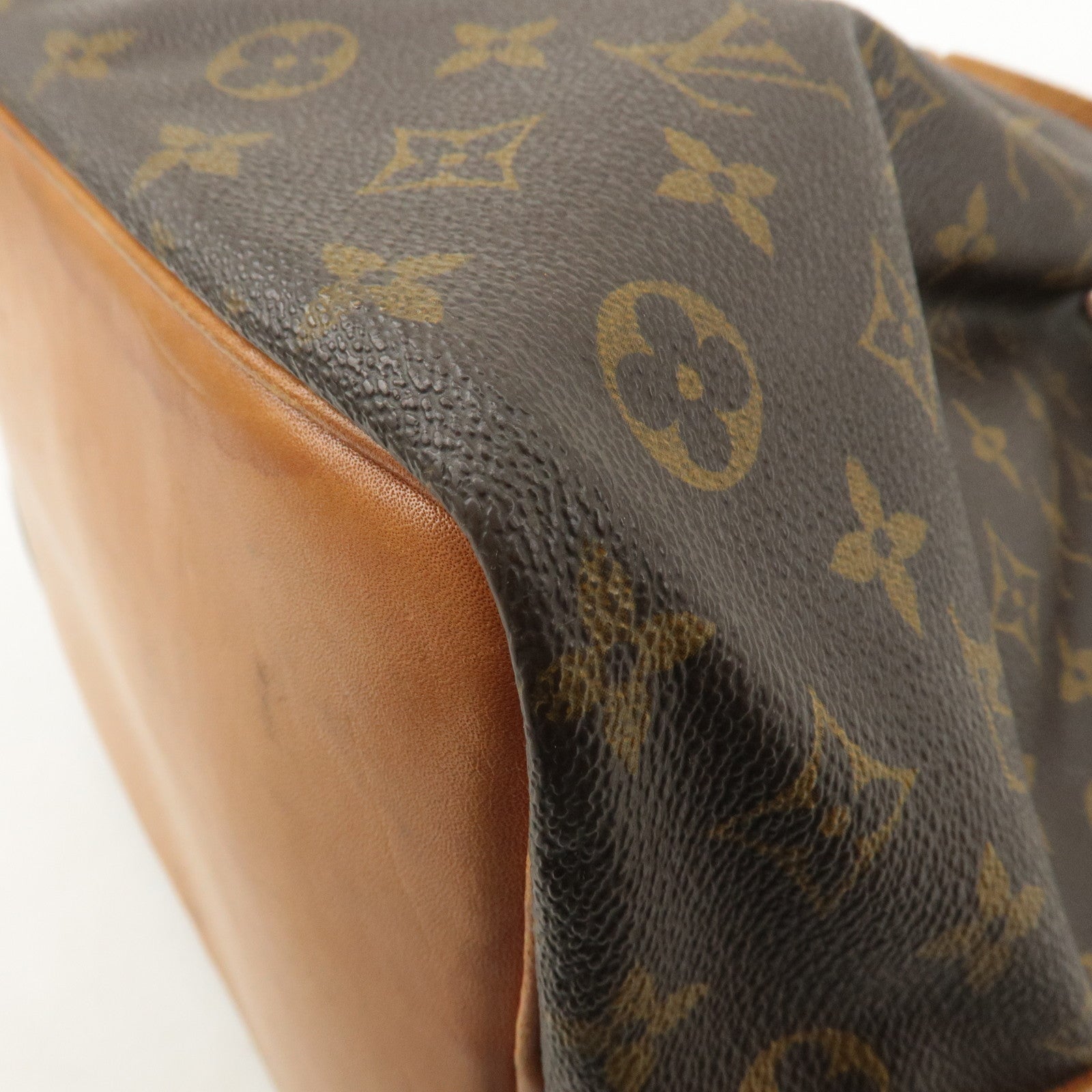 Louis Vuitton Monogram Petit Noe Shoulder Bag Brown M42226