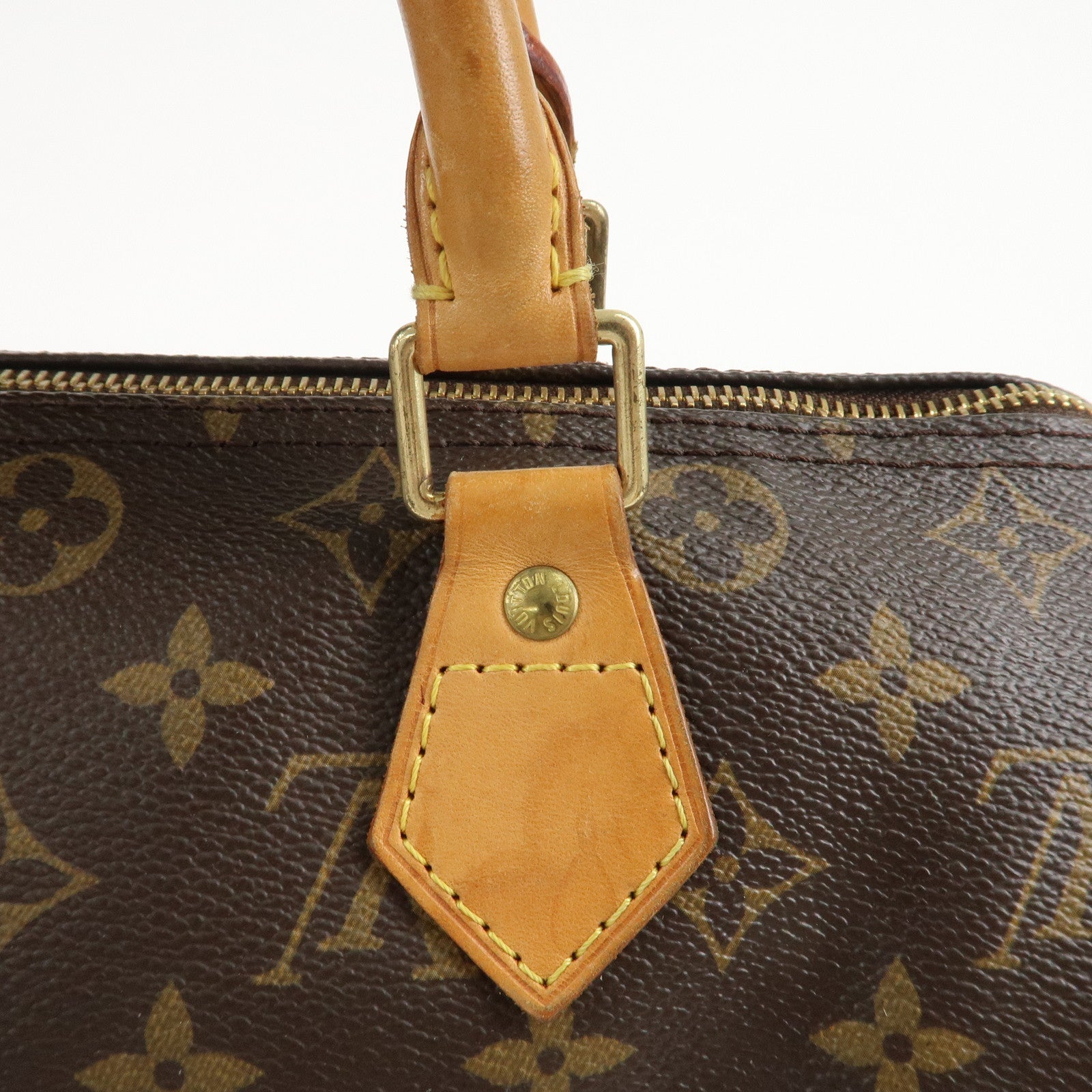 Louis Vuitton Monogram Speedy 30 Hand Bag Boston Bag M41526 Used