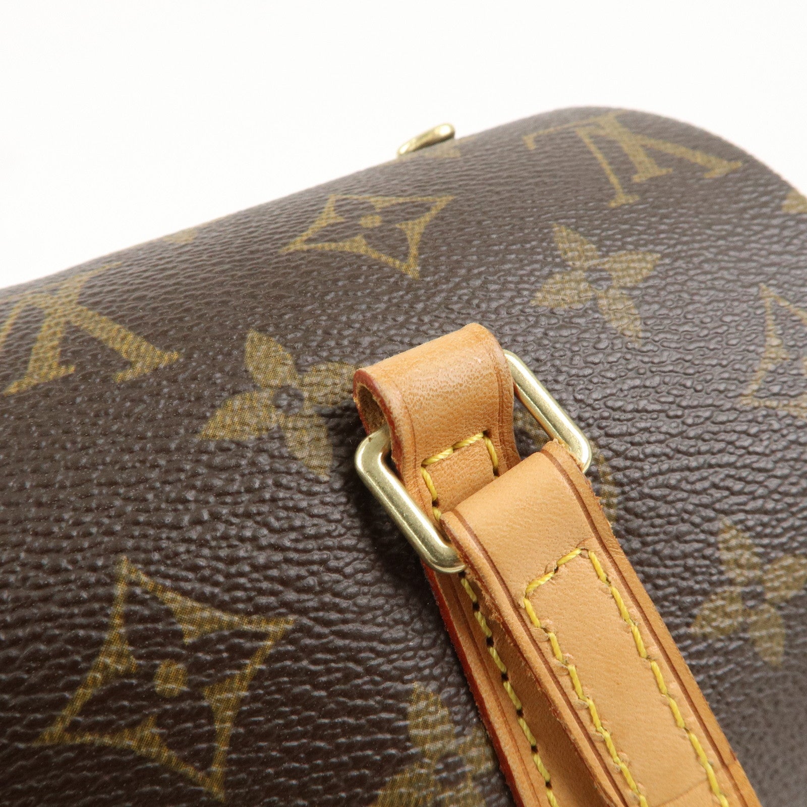 Louis Vuitton Monogram Papillon 26 Hand Bag 
Pouch Brown M51386