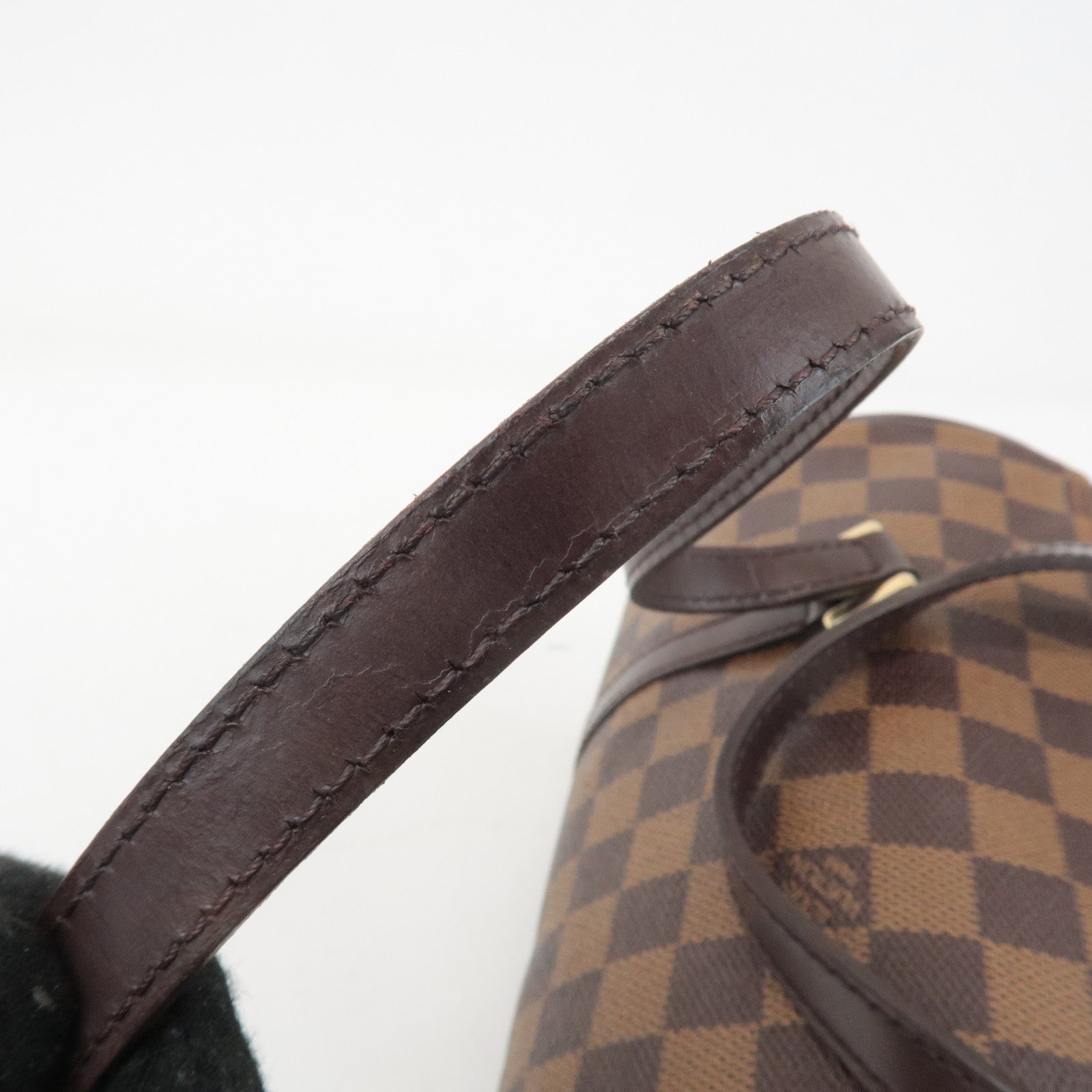 Louis Vuitton Damier Ebene Papillon 30 Hand Bag Brown N51303 Used